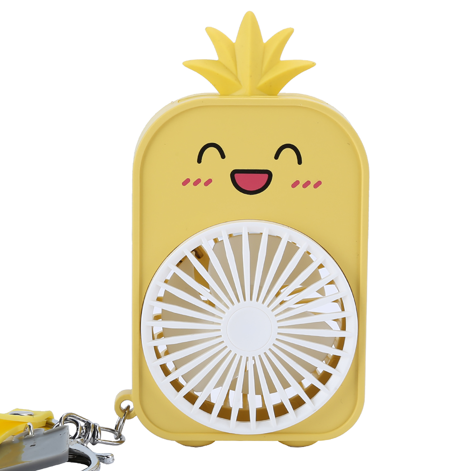 Mini-usb-taschenventilator, Wiederaufladbar Und Leise, Luftkühlgerät Für Den Außen- Und Innenbereich (gelb)