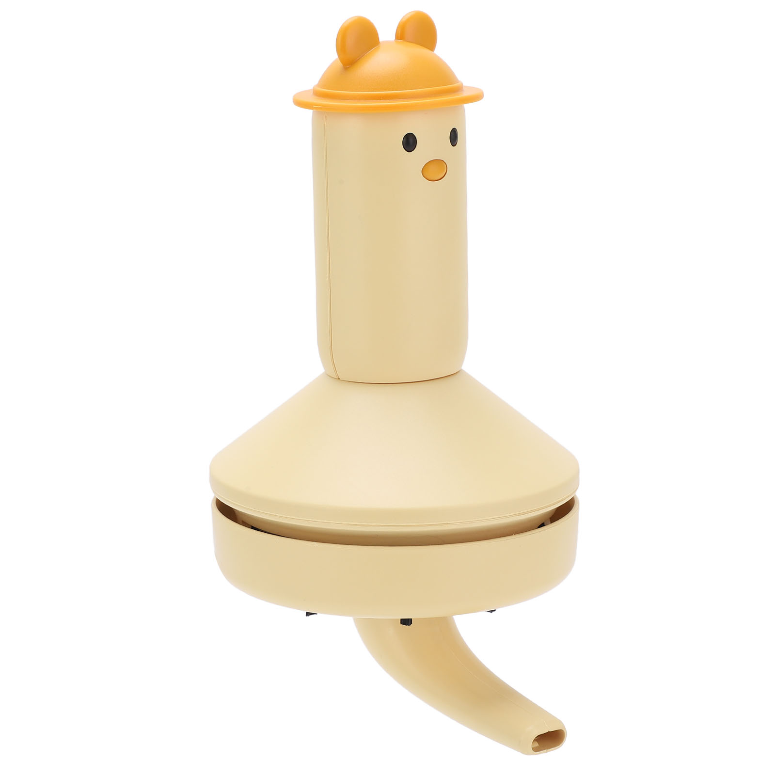 Mini-tischstaubsauger Mit Usb-ladefunktion, Gelber Staubmopp