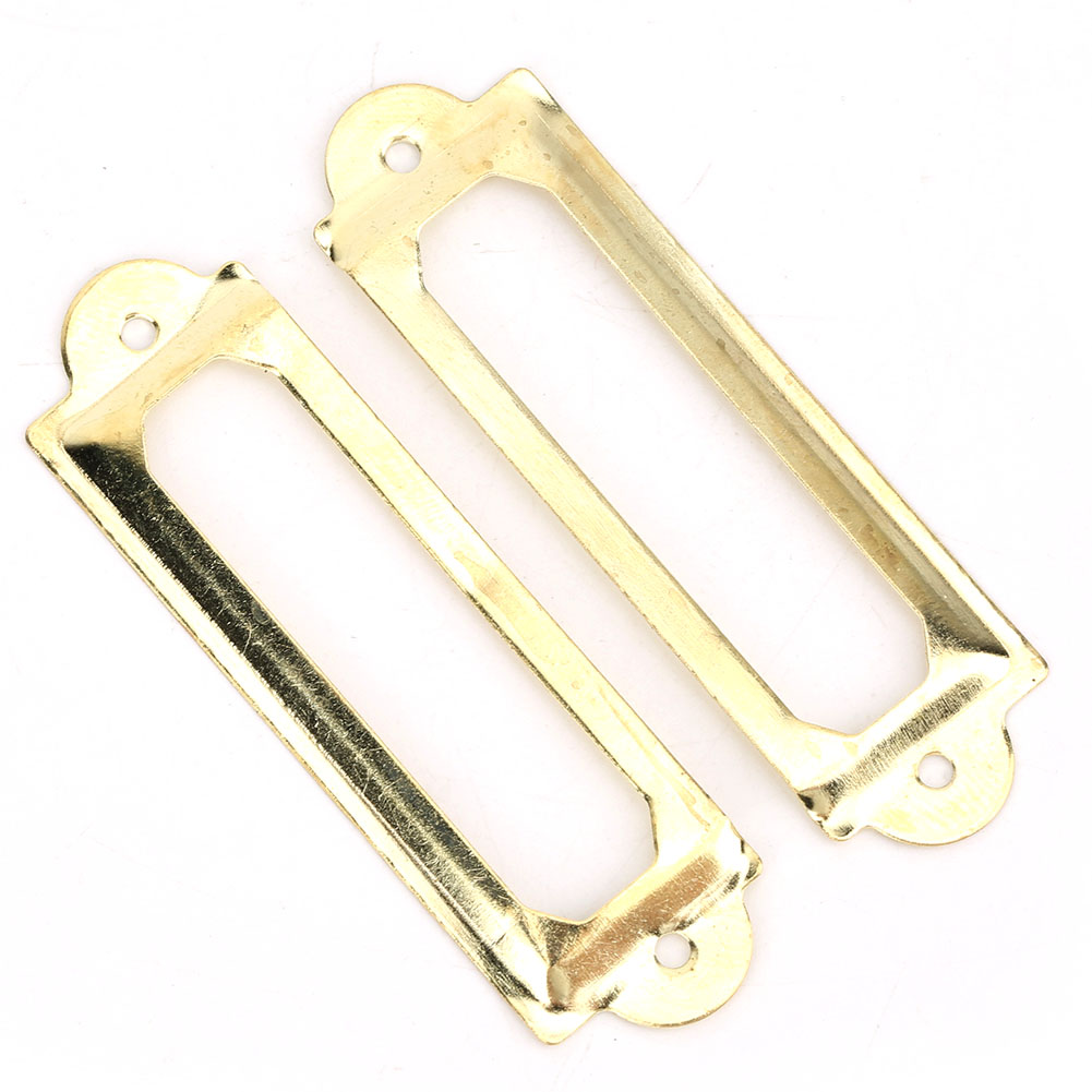 Set Mit 20 Schubladenetiketten Im Retro-stil Für Schüler, Individuell Gestaltbar. Praktisches Accessoire Für Regale. Gelb.