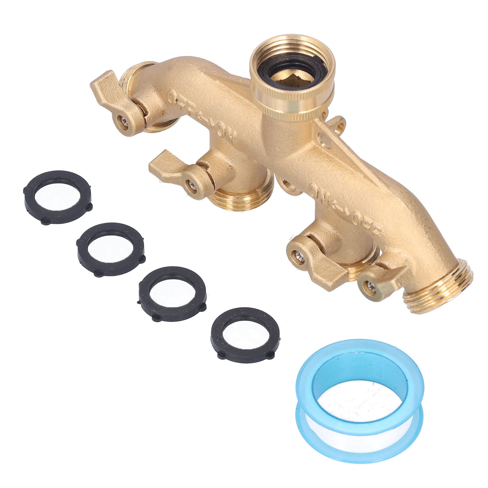 4-wege-gartenschlauchverteiler, Wasserhahnanschlüsse, Verteiler, Gartenwasserverteiler Npt 3/4