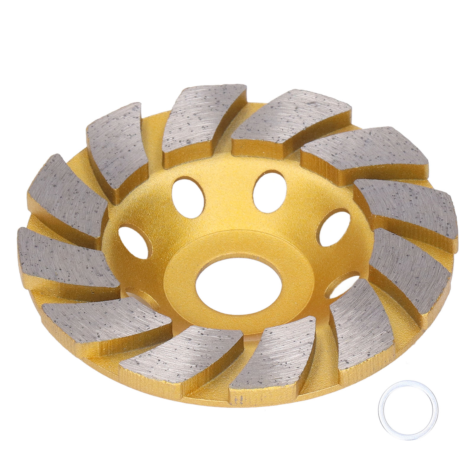 12-segmentige Diamantpolierscheibe Für Beton, 10 Cm (4 Zoll), Hochleistungsausführung.