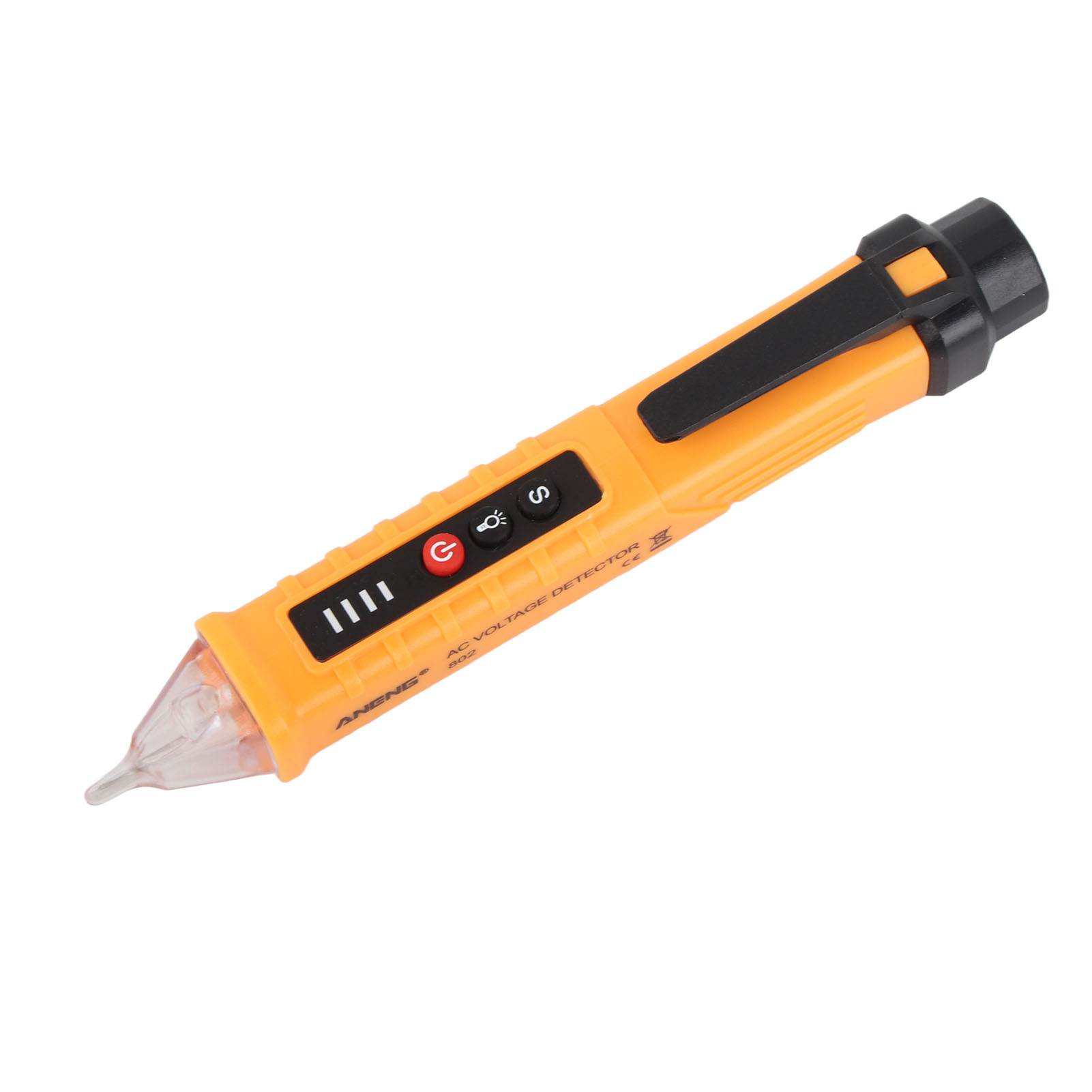 Wechselspannungsprüfer, Stromprüfer, Induktionsstift Für Den Hausgebrauch, Intelligenter Tester Für Elektriker, Akustischer Und Optischer Alarm, Gelb