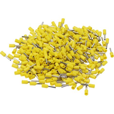 1000 Isolierte Klemmenblöcke E1008, Kupfer- Und Pvc-stiftkabelverbinder Für Die Elektronikindustrie