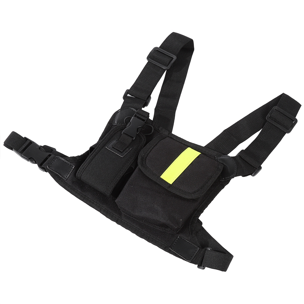 Hellgelber Brustgurt Mit Vordertasche, Tragetasche Für Walkie-talkie
