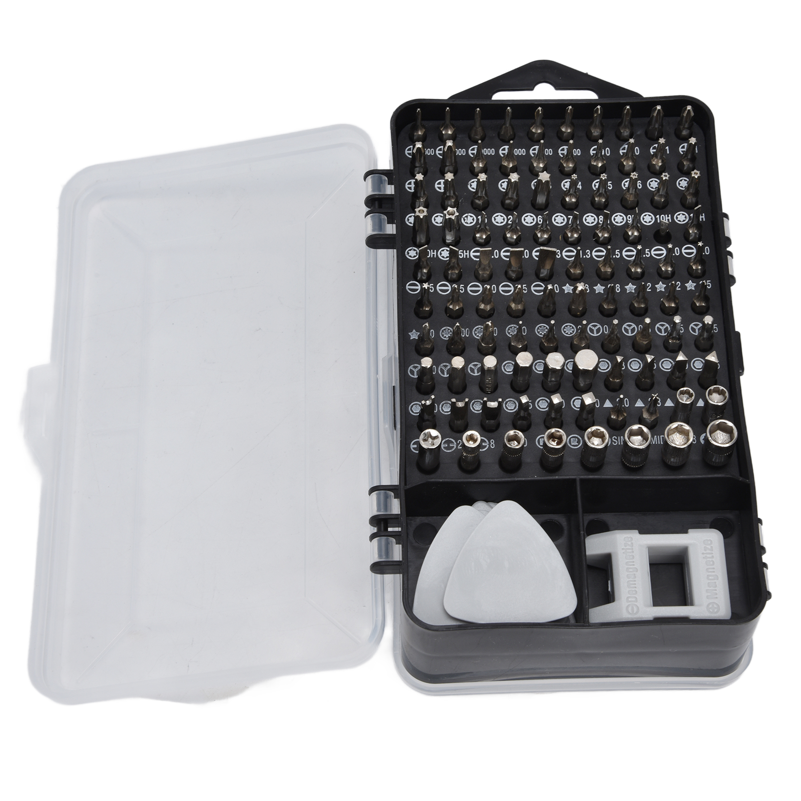 117-teiliges Elektronikreparaturset Mit Magnetischen Bits Für Schraubendreher, Pc, Telefon Und Computer.