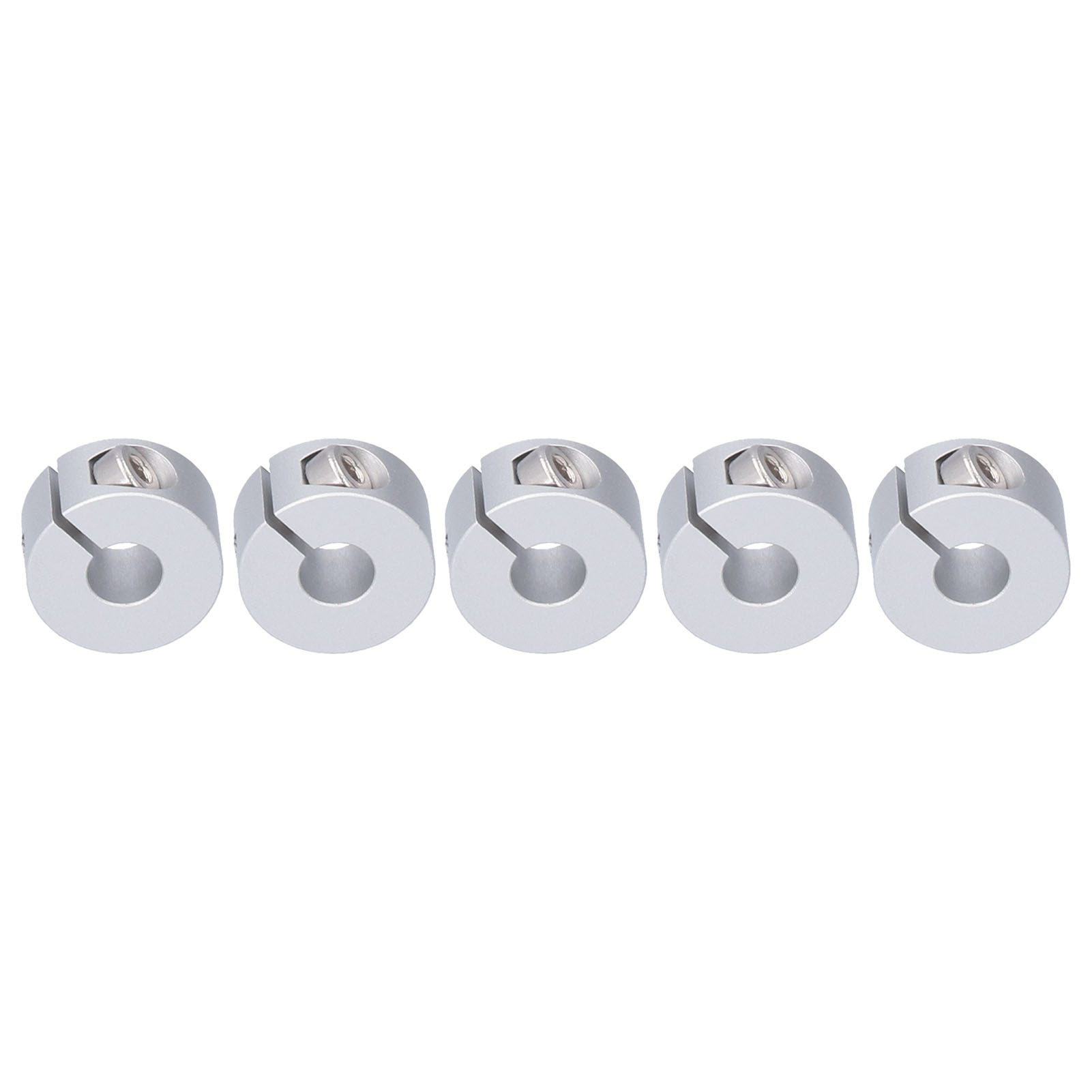 Satz Mit 5 Wellenklemmen Der Serie 4910, Aus Aluminiumlegierung, Klemmbauweise, Für Roboter Und Baumaschinen 4910-0816-0006