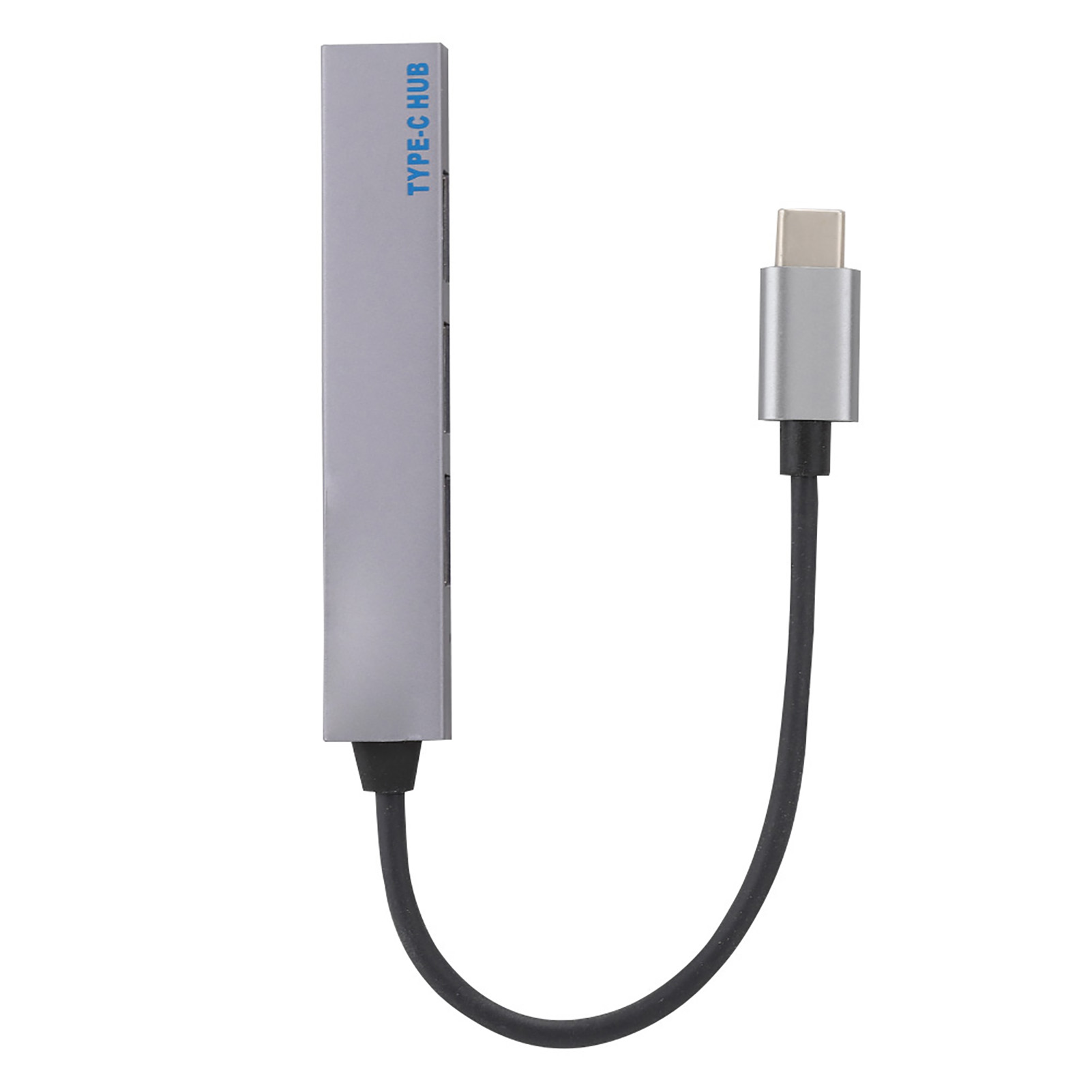4-port Usb Typ Ec Auf Usb 2.0 Hub-adapter Aus Aluminium-magnesium-legierung, Otg-kompatibel (grau)