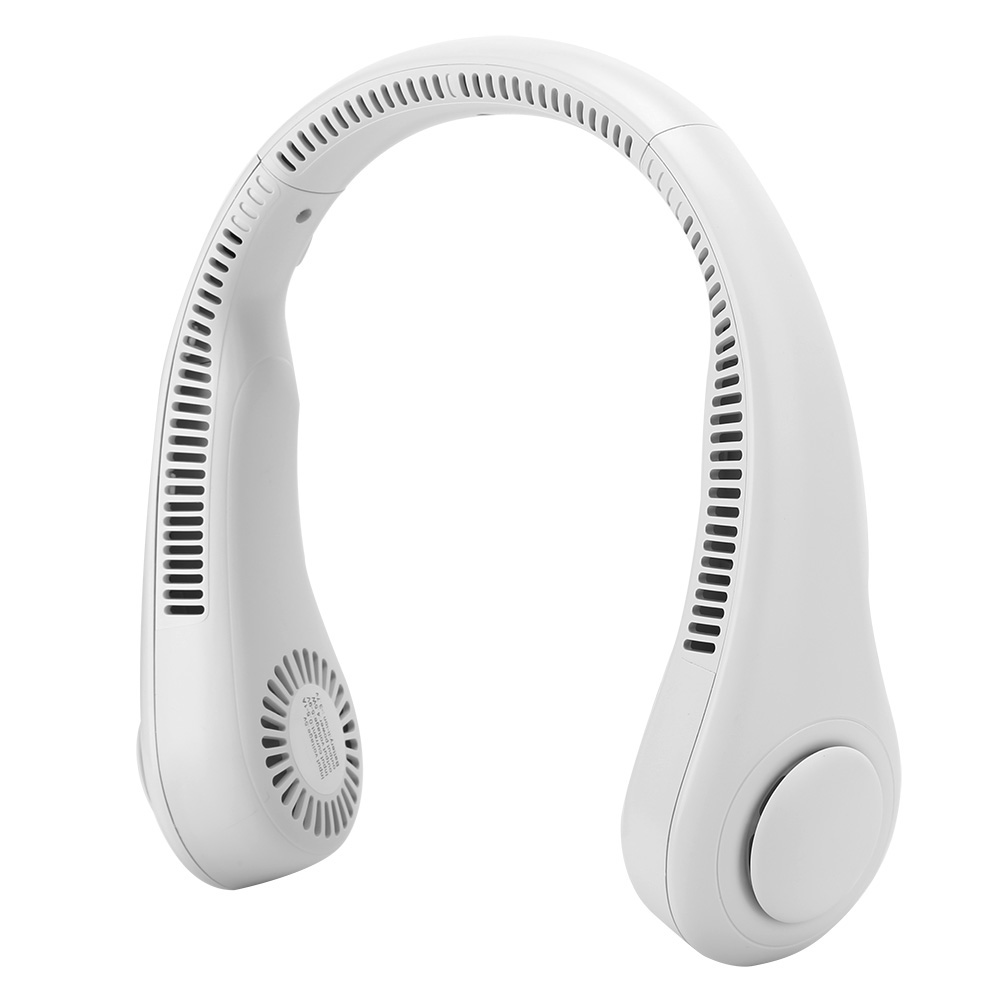 Klingenloser Nackenventilator, Tragbare Usb-mikroklimaanlage, Mini-elektroklimaanlage, Grau