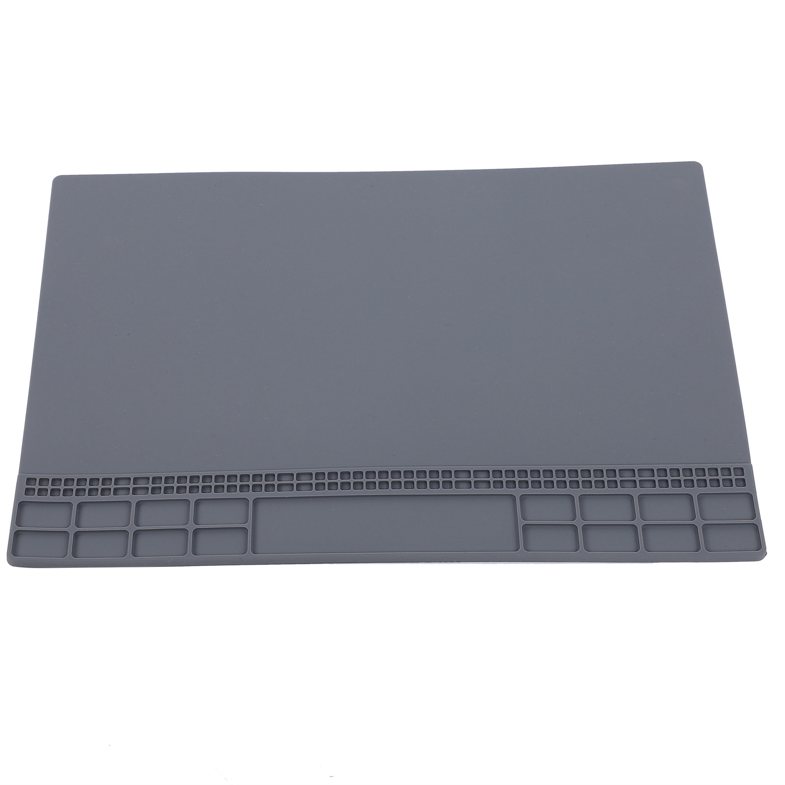 Hitzebeständige Silikon-reparaturmatte Für Computer, Handys Und Lötstationen – 350 X 250 X 4 Mm – Grau