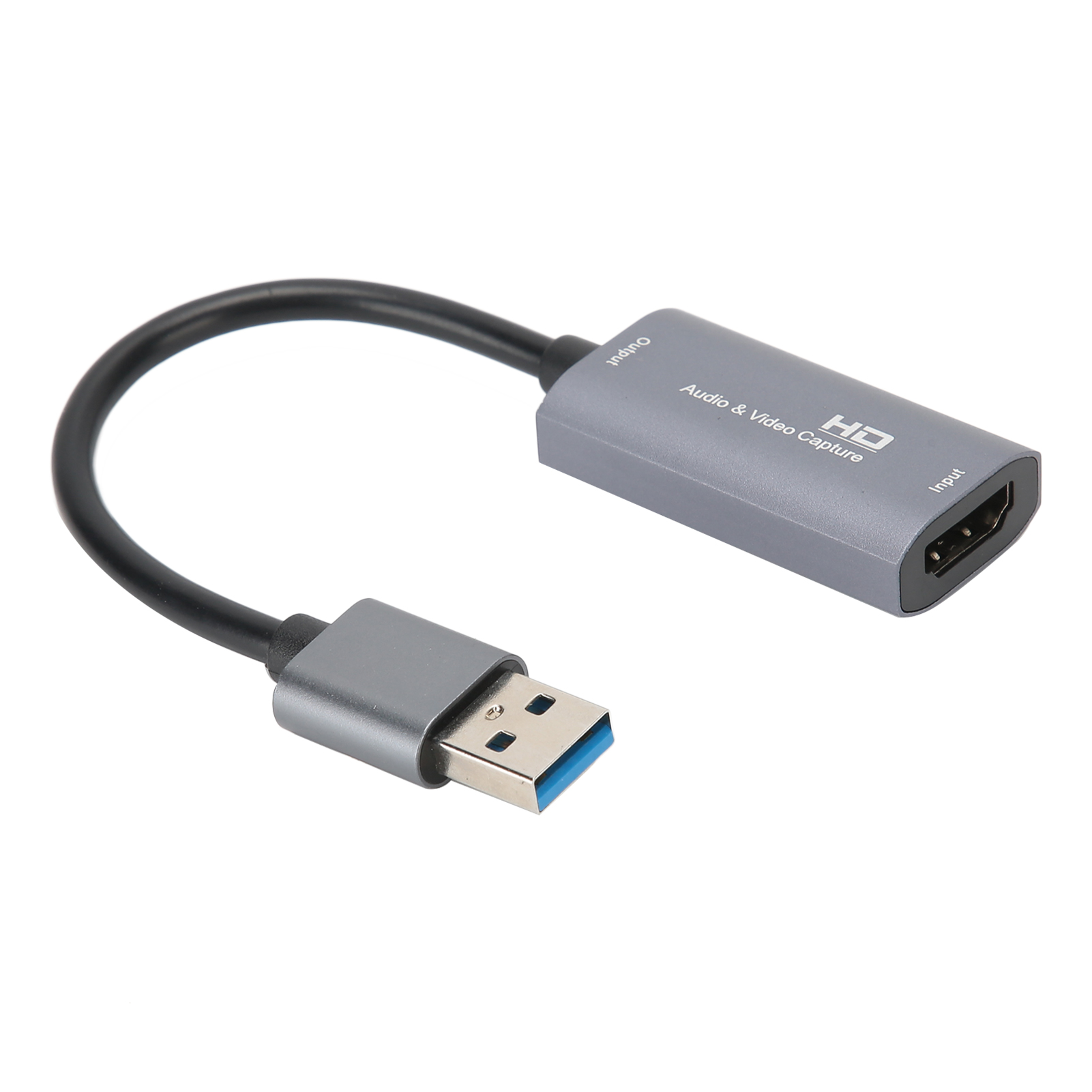 Hdmi-zu-usb-2.0-4k/1080p-high-definition-aufnahmekarte Für Audio- Und Videoaufnahmen (grau)