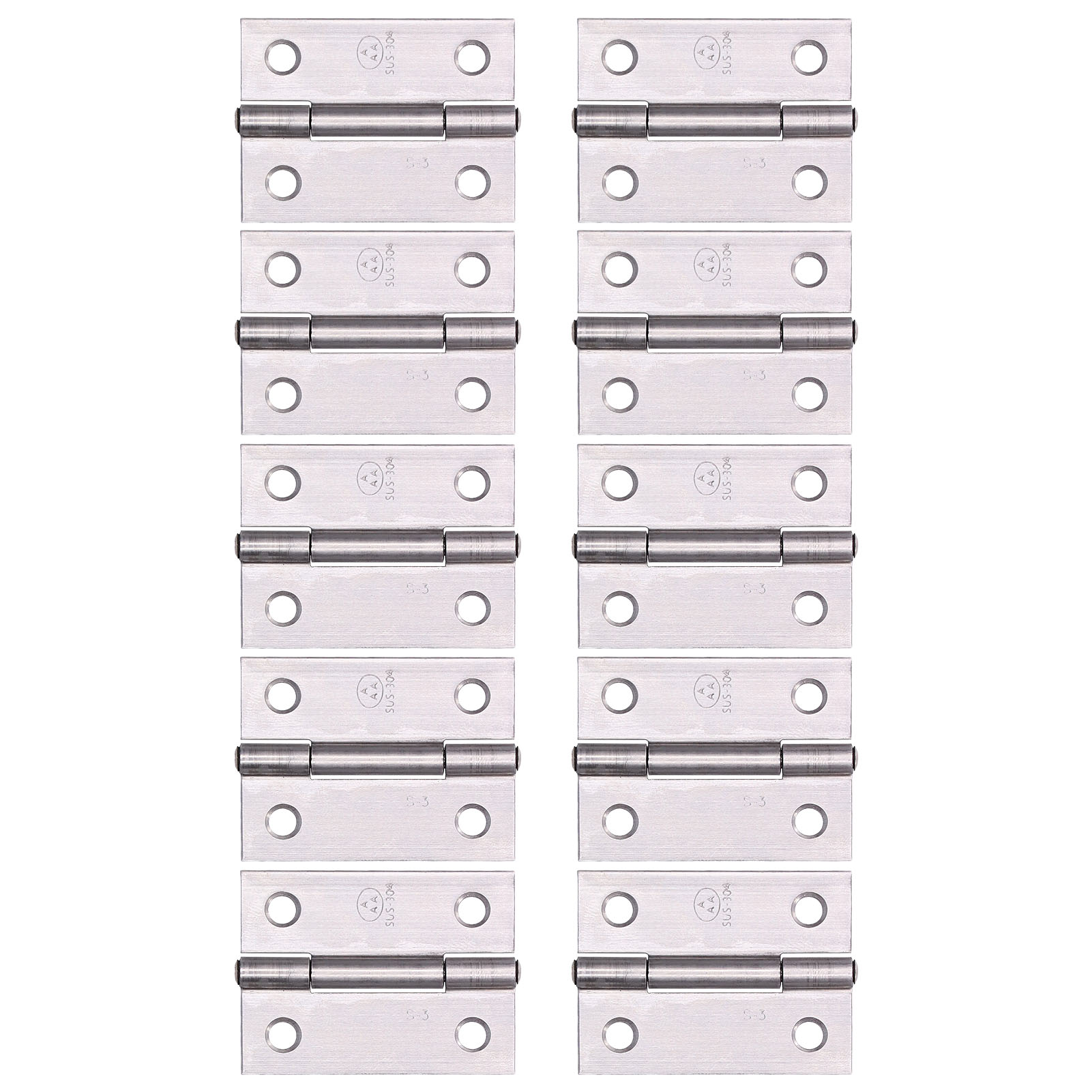 Packung Mit 10 5 Cm (2 Zoll) Federbändern Aus Edelstahl 304, Türbeschlagzubehör.