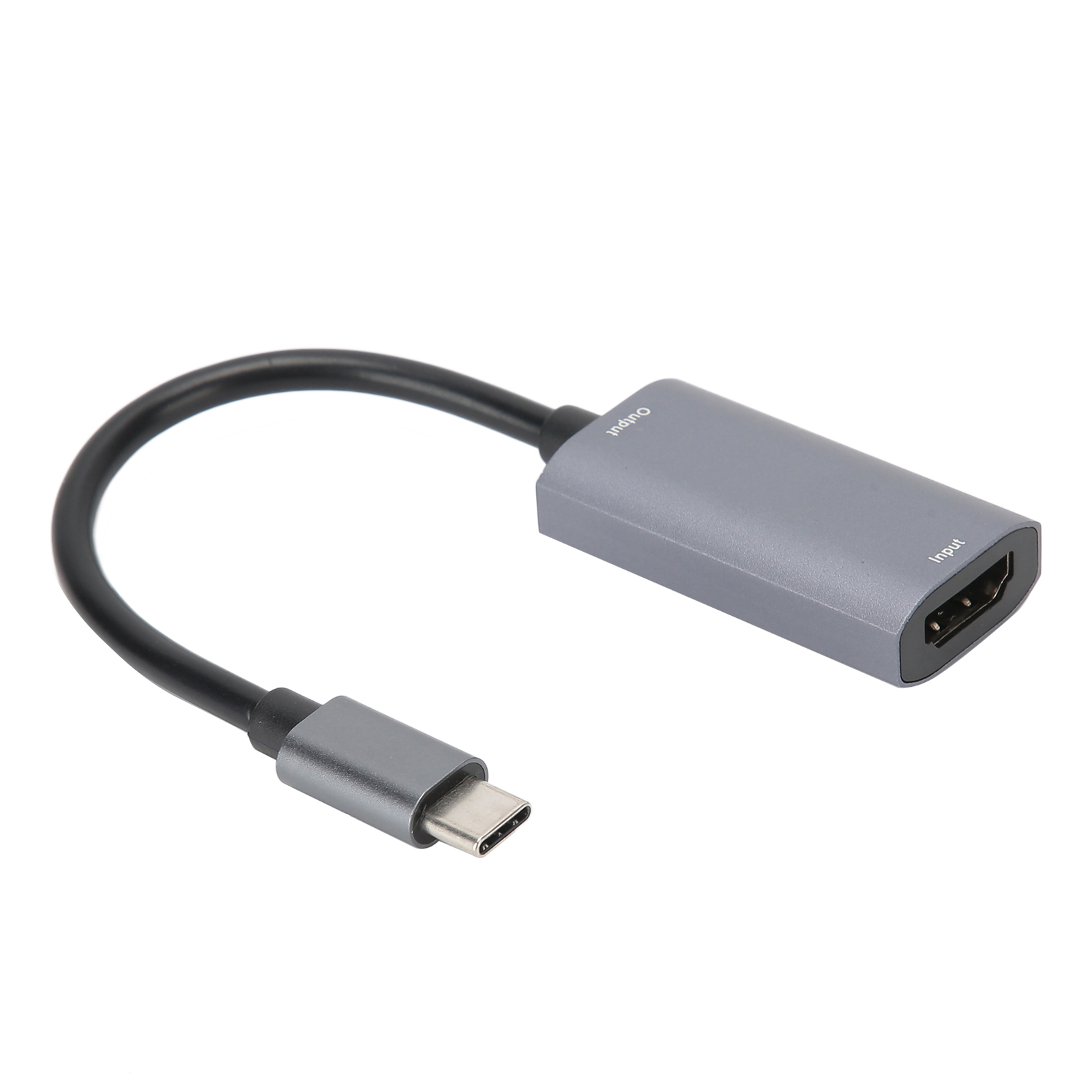 Tragbare Hdmi/f-zu-typ-c/m-videoaufnahmekarte, Maximale Unterstützung 1080p, Grau