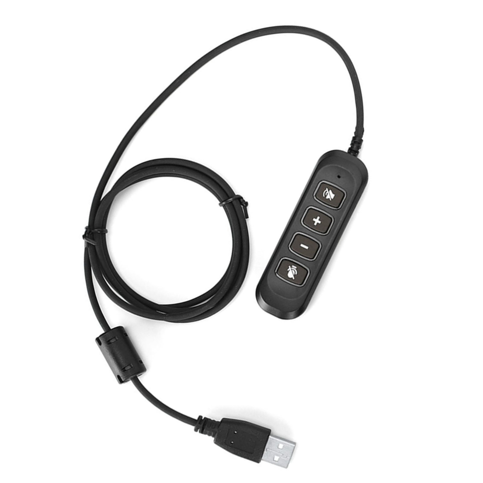 H901 Usb-schnellkabeladapter Mit Einstellbarer Lautstärke Für 3,5-mm-callcenter-headsets (grau)