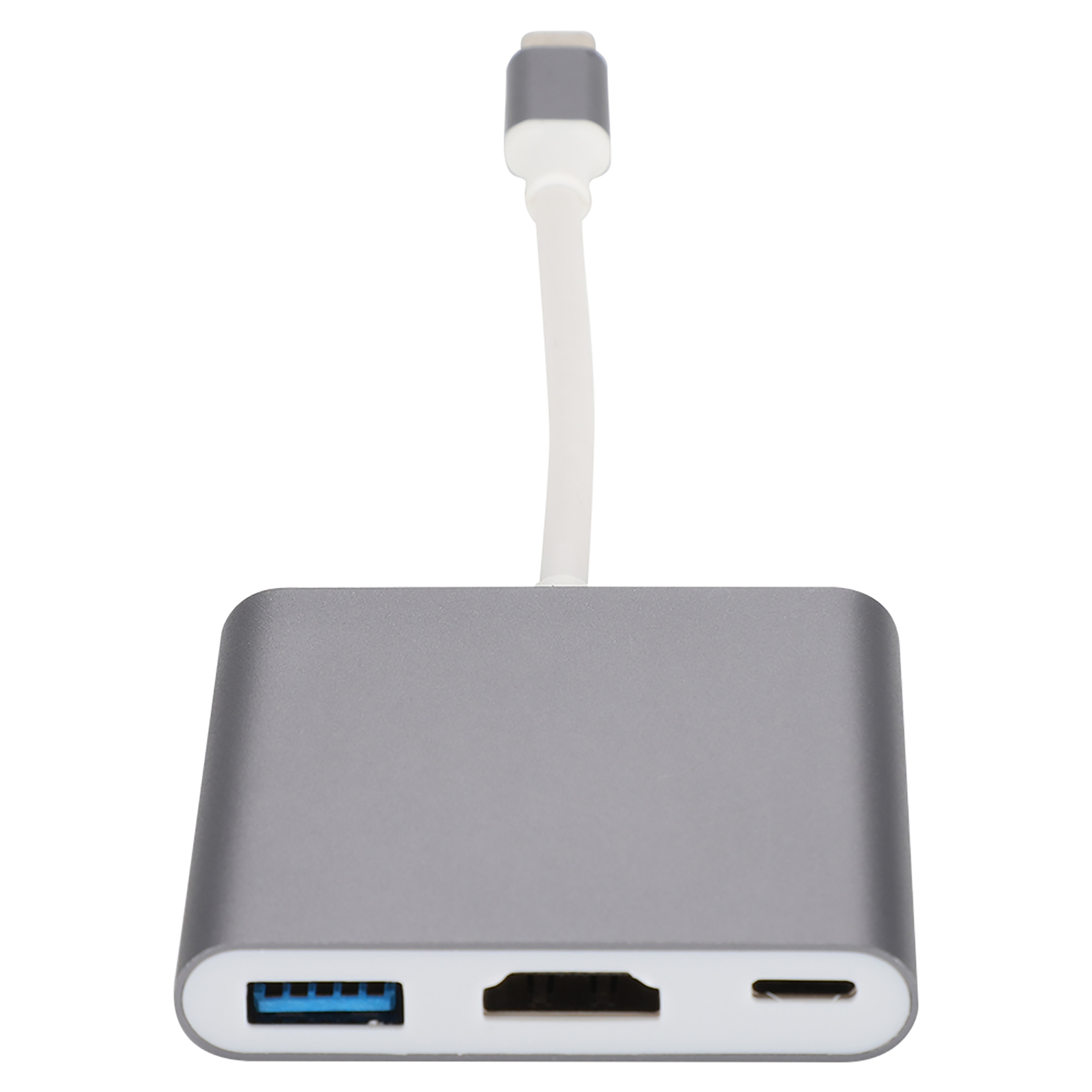 Hc 04 3-in-1 Multifunktionale Dockingstation Mit Usb-c Zu Hdmi Hd-konverter (grau)