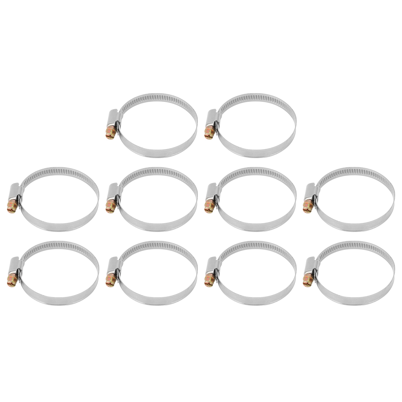 Packung Mit 10 Korrosionsbeständigen Edelstahl-schlauchschellen, Mini-rohrschellen Für Fahrzeuge, Petrochemische Und Pharmazeutische Industrie, 25–38 Mm