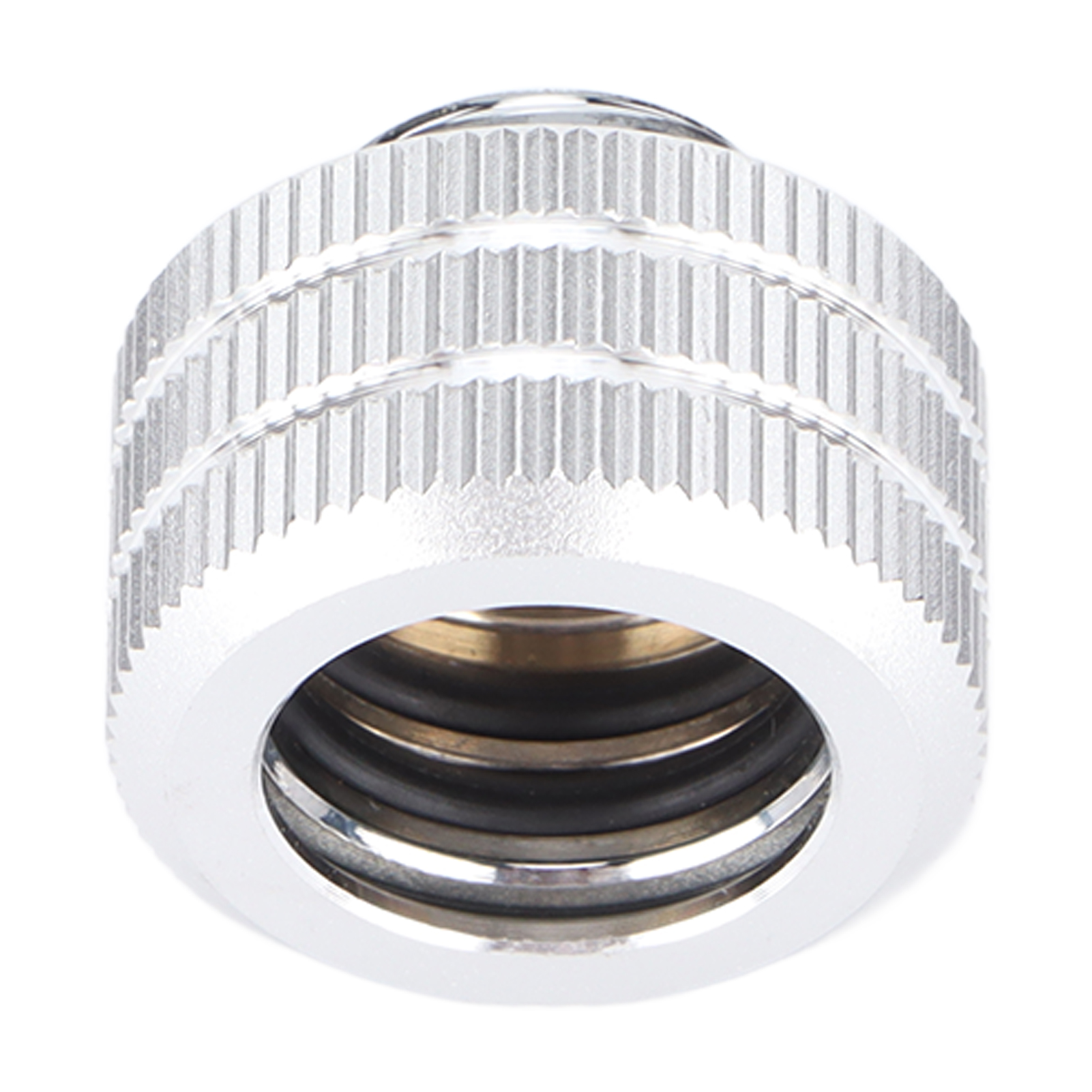 Fittings Für Starre Schläuche, G1/4-zoll-gewinde, Innensechskant-kompressionsgewinde, Mit O-ringen, Für Computer-flüssigkeitskühlsysteme, Silberfarben.
