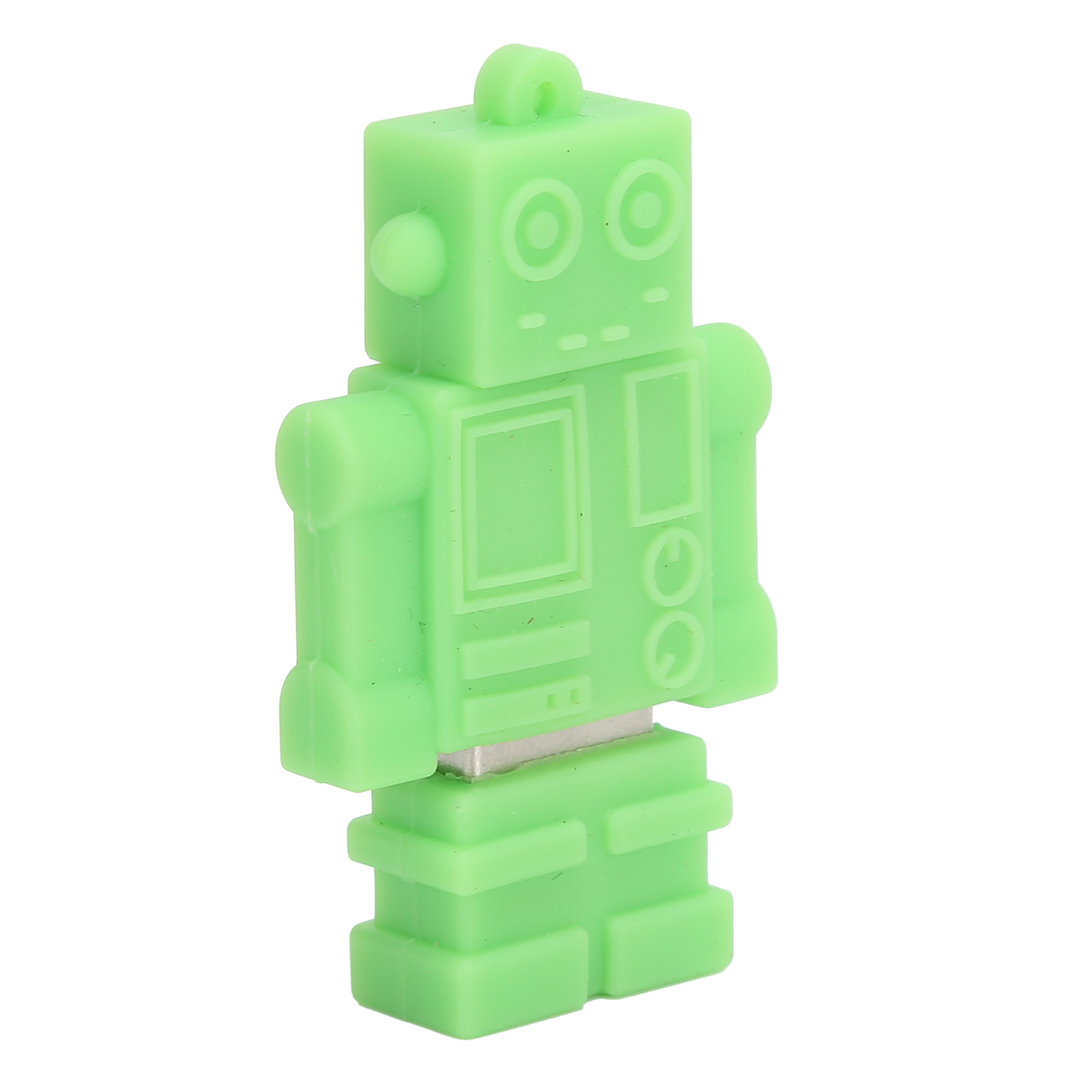Grüner, Roboterförmiger Usb-stick, 64 Gb Format, Hohe Geschwindigkeit, Für Große Speicherkapazität.
