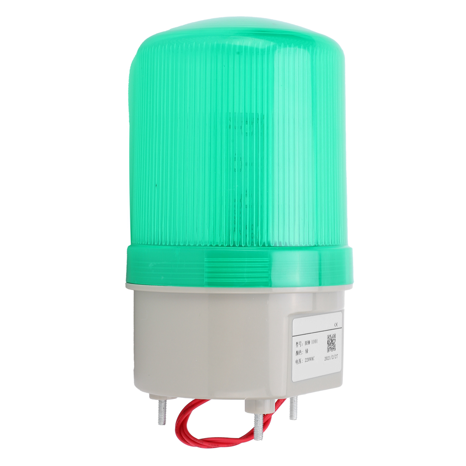 Blinkende Led-berm-warnleuchte, Alarmlampe, Notbeleuchtung 220 V Ac Bem-1101 Grün