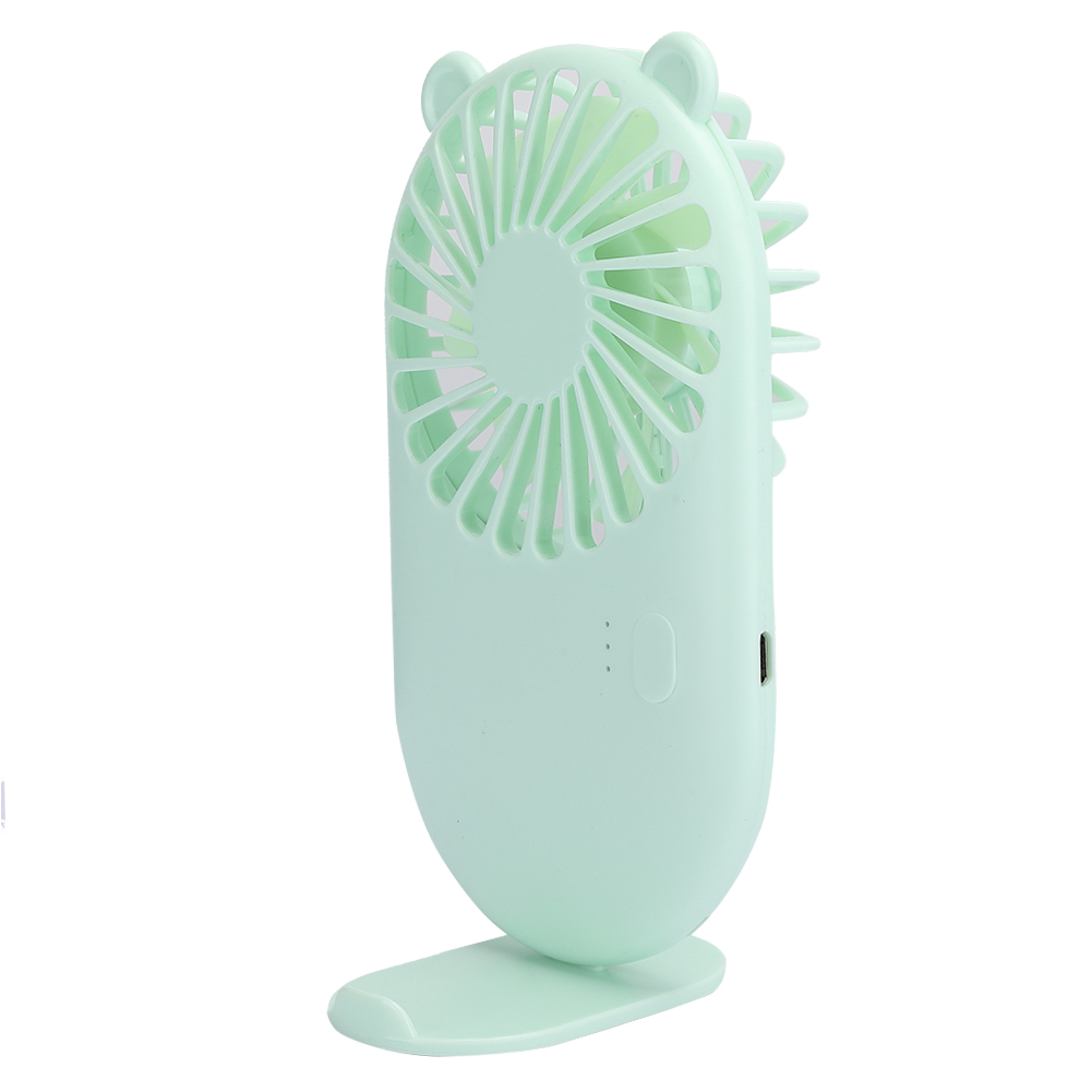 Mini-taschenventilator, Ultraleises, Tragbares Kühlsystem Für Kinder, 3 Geschwindigkeitsstufen (grün)