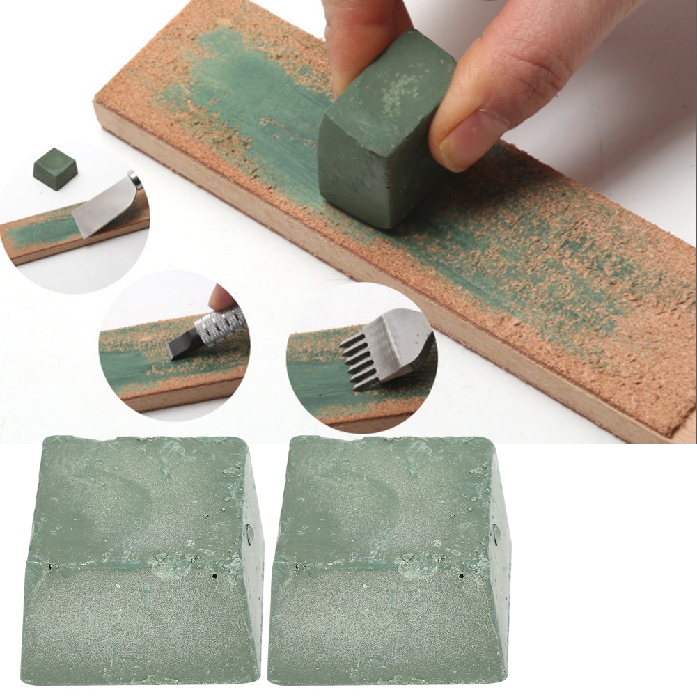 Packung Mit 2 Messerpolierpasten (je 30 G), Schleifpaste Zum Schärfen Von Messern Und Werkzeugen Für Die Lederverarbeitung.