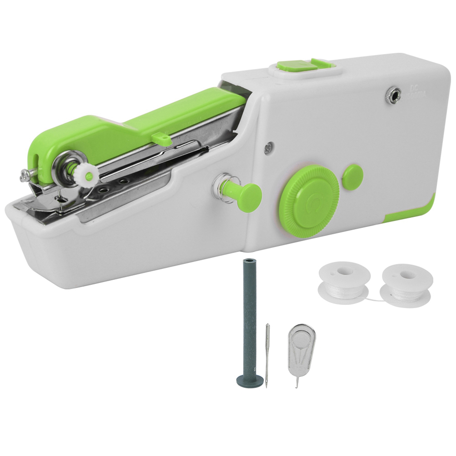 Tragbare Handnähmaschine, Mini-elektro-hausnähmaschine (grün)