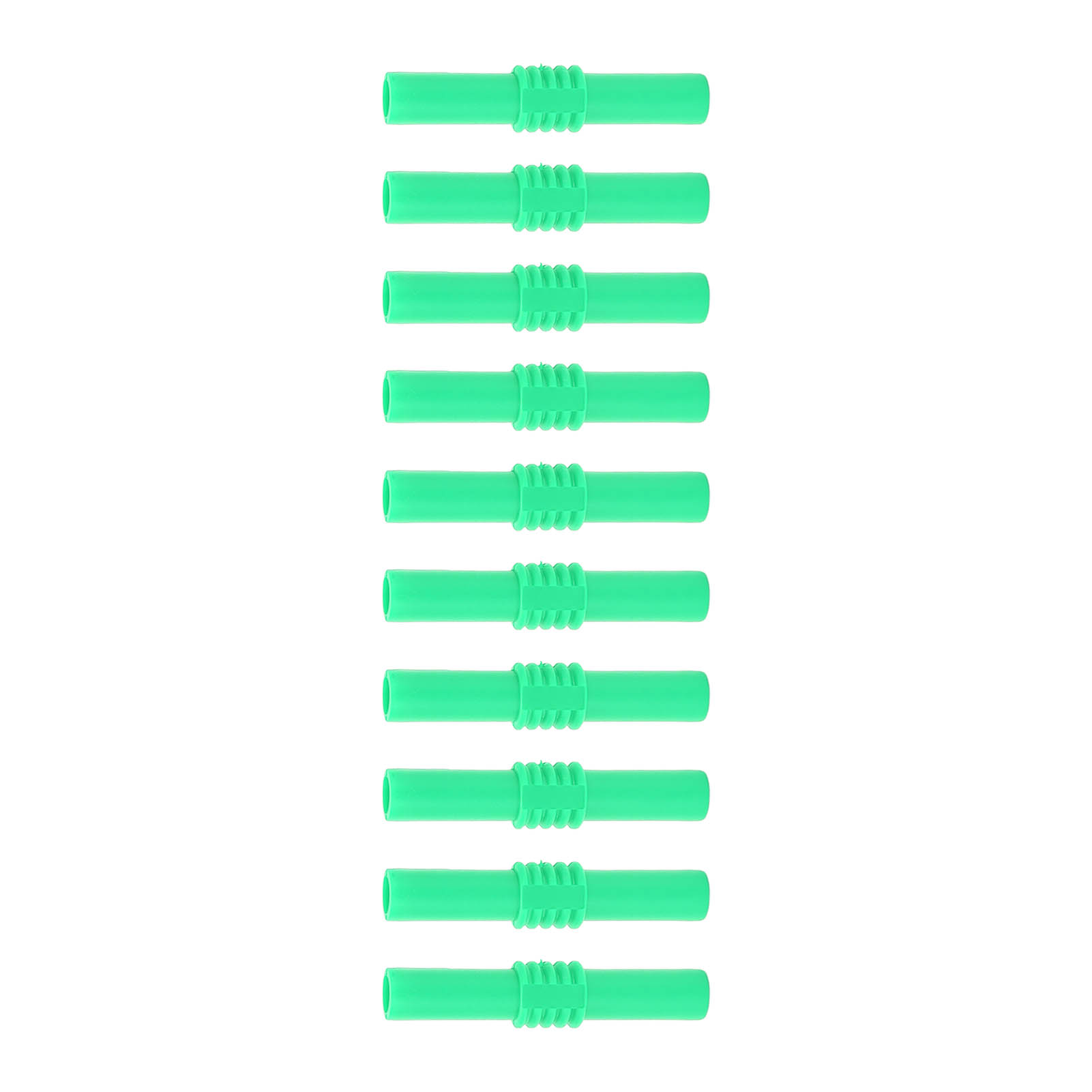 Packung Mit 10 Isolierten 4-mm-bananensteckern (weiblich-weiblich) Für Elektronische Geräte (grün)