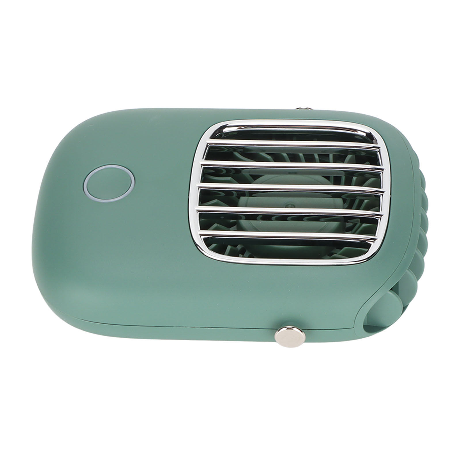 Mini-nackenventilator, Tragbar, Usb-aufladbar, Mit 3 Geschwindigkeitsstufen Und Freihändiger Vertikaler Luftstromfunktion, Mit Verstellbarem Kabel (grün).