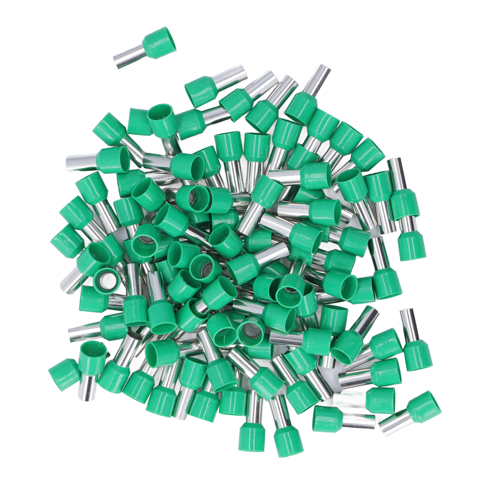 100 Isolierte Crimpverbinder Für Rundrohre, Für Elektrische Leitungen Awg 6 E16-12