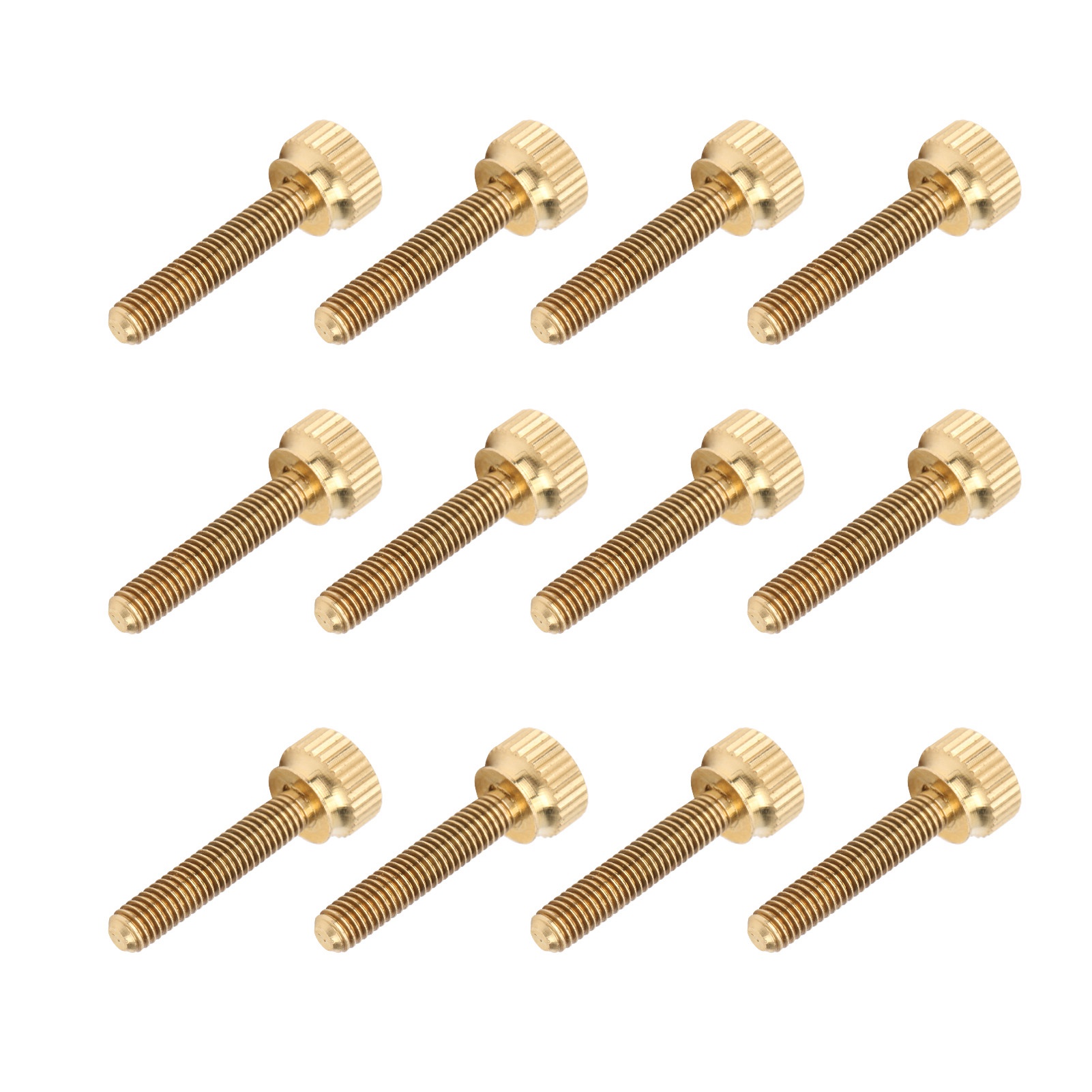 50 Flache, Gerändelte Rundkopfschrauben Aus Reinem Kupfer, Rutschfest, Für Industrielle Anwendungen (m5 X 25 Mm)