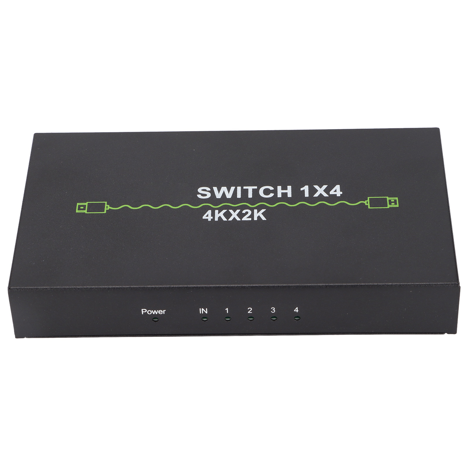 4k-hdmi-splitter Mit 1 Eingang Und 4 Ausgängen – Stabiles, Zuverlässiges Und Praktisches Computergerät – Spannung: 100–240 V – Europäischer Stecker