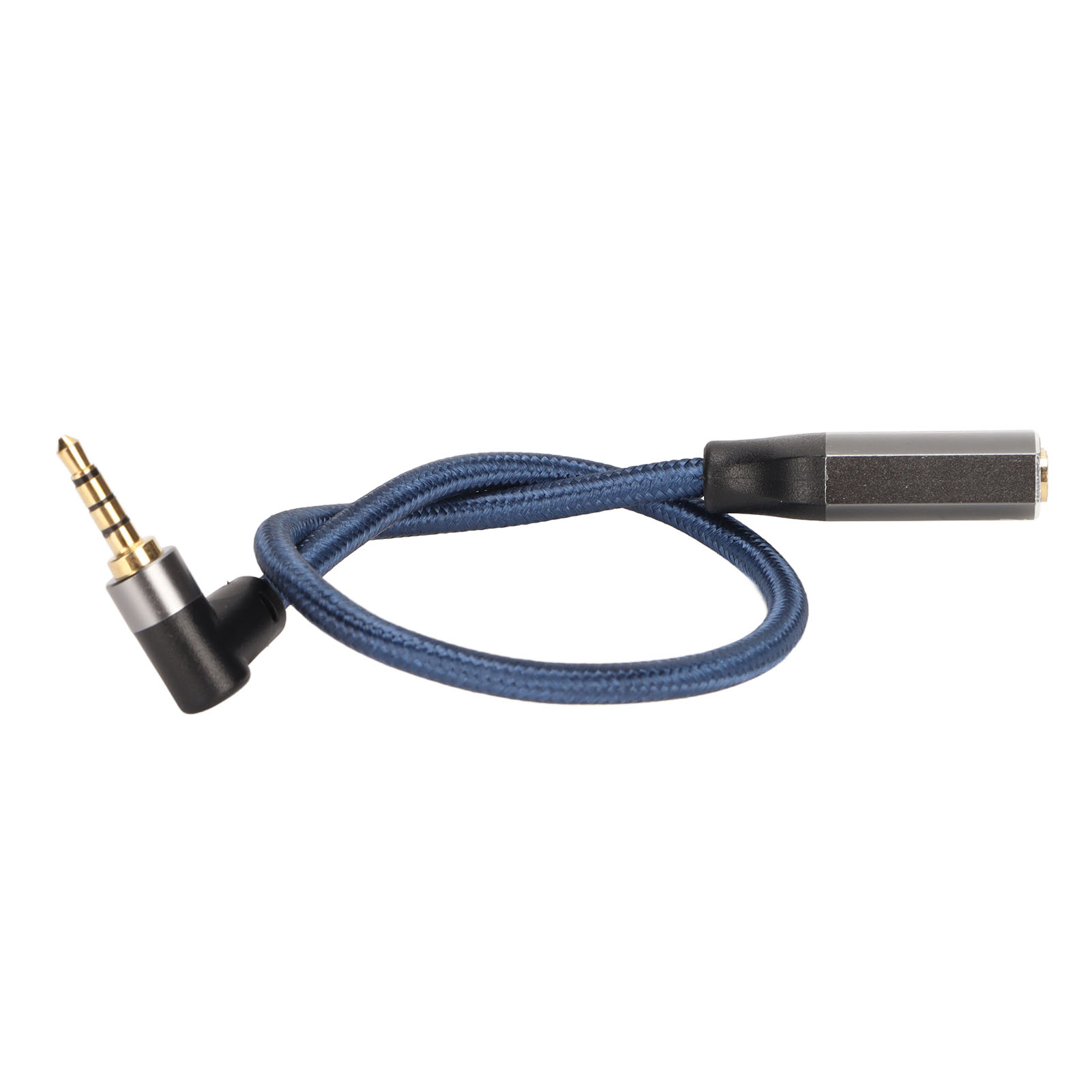 Kopfhörer-/mikrofon-splitterkabel Mit 90°-winkelstecker, 1 Stecker Auf 2 Buchsen, 3,5-mm-audio-verlängerungskabel Für Pc/laptop