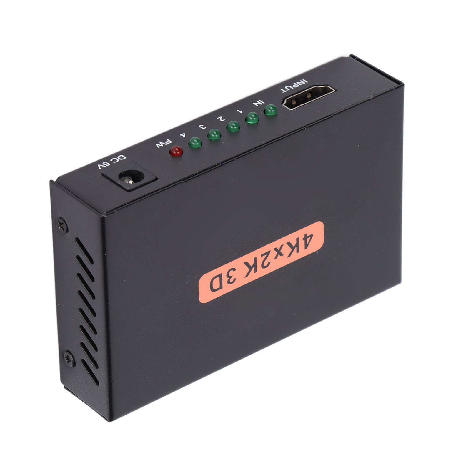 Netzteil Für Hochauflösende Multimedia-geräte, 1 Eingang/4 Ausgänge, 3840 X 2160, 30 Hz – Eu-stecker