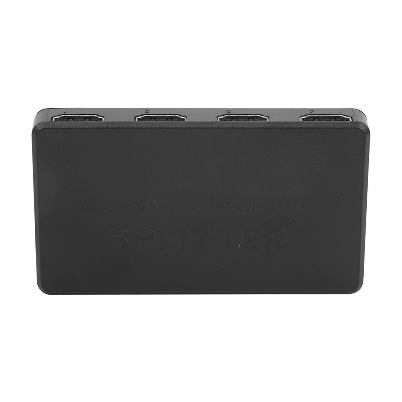 Video-splitter Mit 1 Eingang Und 4 Ausgängen, Kompatibel Mit 4k Und 1080p, Plug & Play, Störungsfrei, Für Desktop-computer
