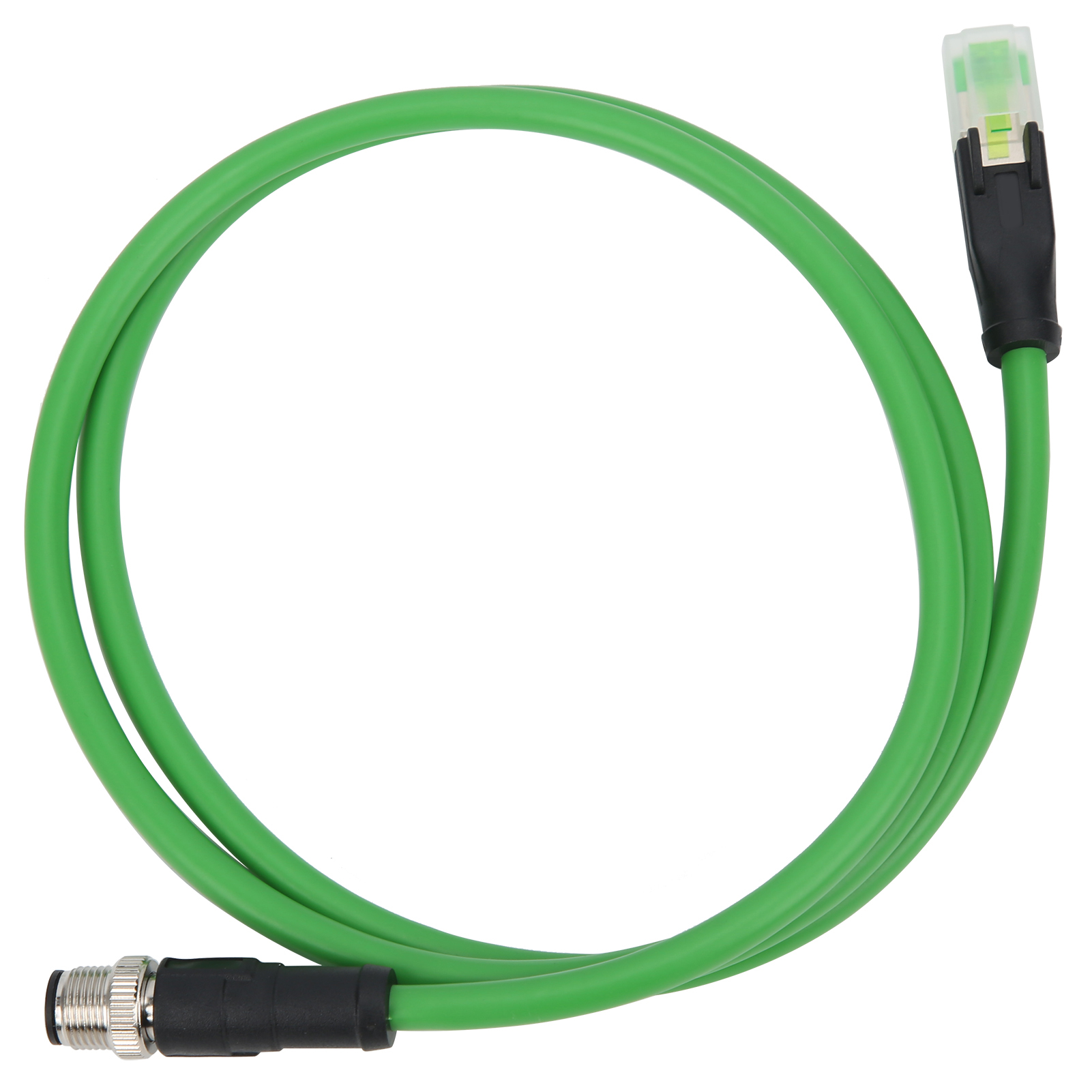 M12-zu-rj45-4-pin-netzwerkkabel Für Industrielle Ethernet-anwendungen, Ip67 Wasserdicht