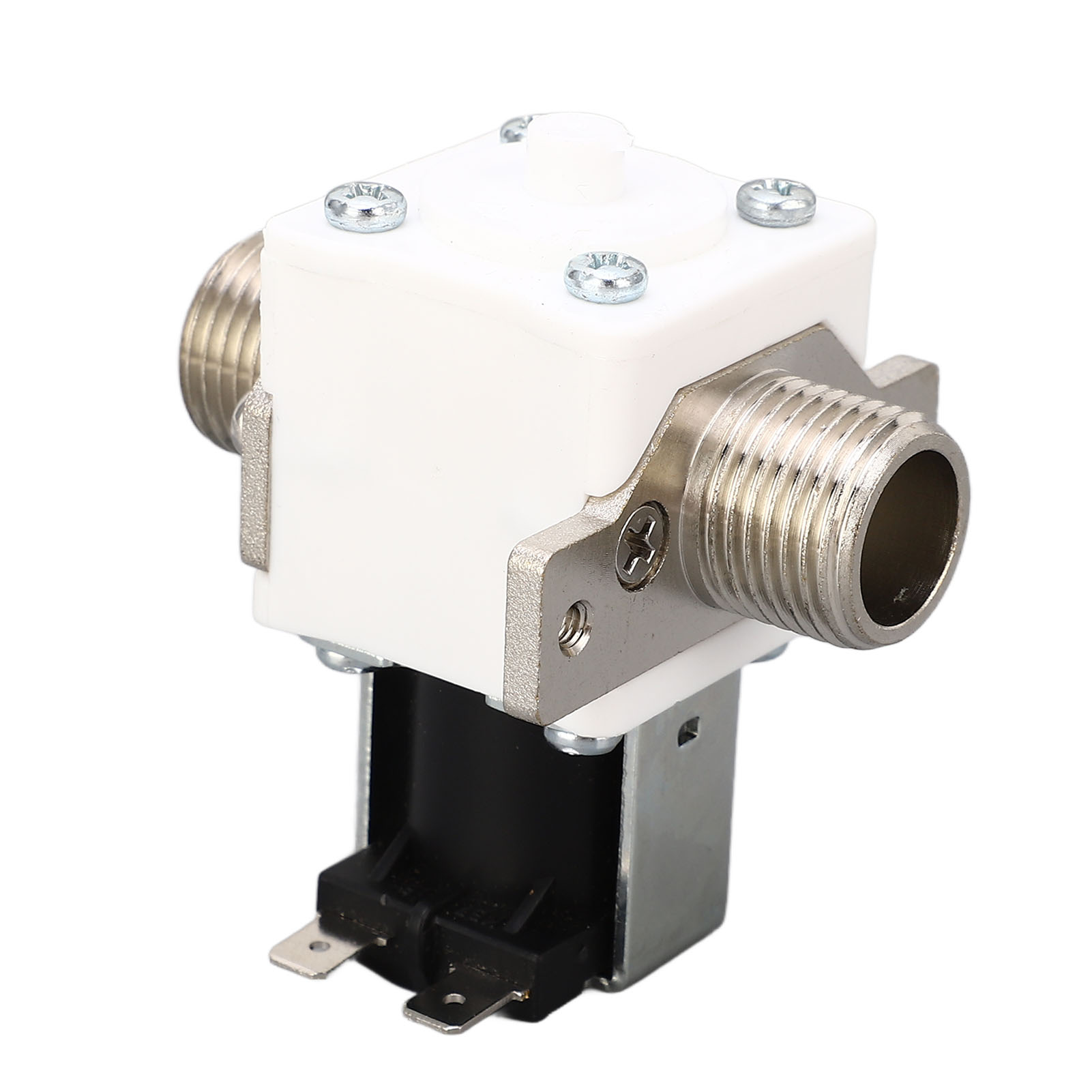 Elektrisches Magnetventil Mit 1/2"-gewinde, Verstärkter Dichtung, Aus Rostfreiem Messing, Wassereinlass, 24 V Gleichstrom