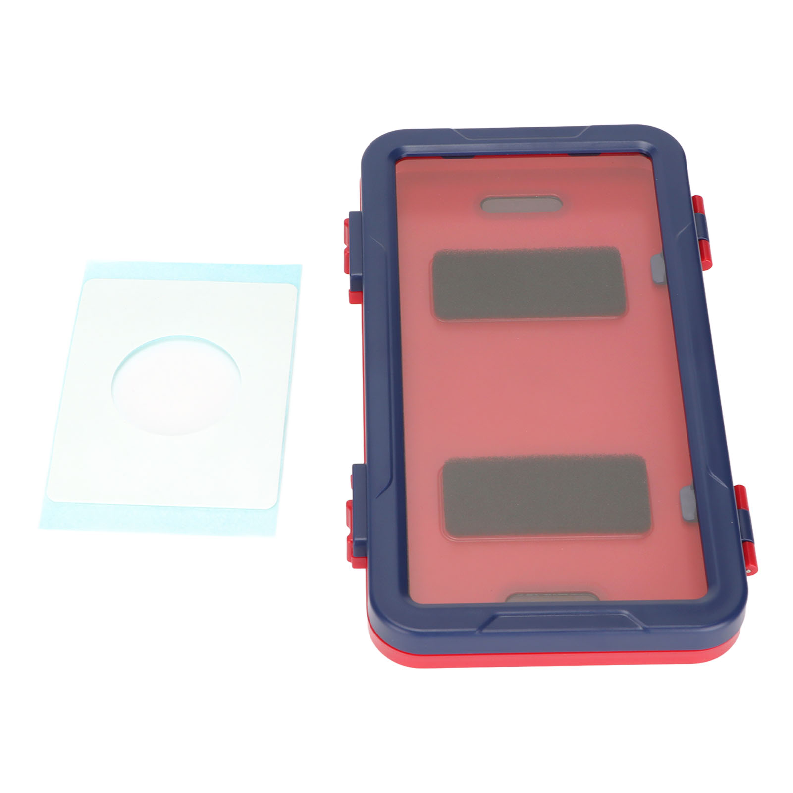Wasserdichter Dusch-handyhalter, 360° Drehbar, Wandmontage, Hohe Empfindlichkeit, Für Badezimmer (blau).