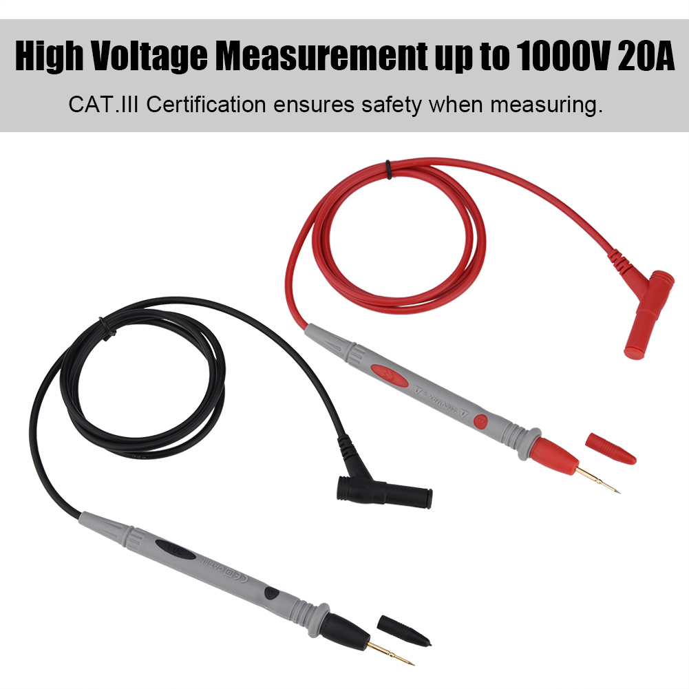 Hochpräzise Messspitzen, Zuverlässige Messwerte, 1000 V, 20 A, Für Digitalmultimeter