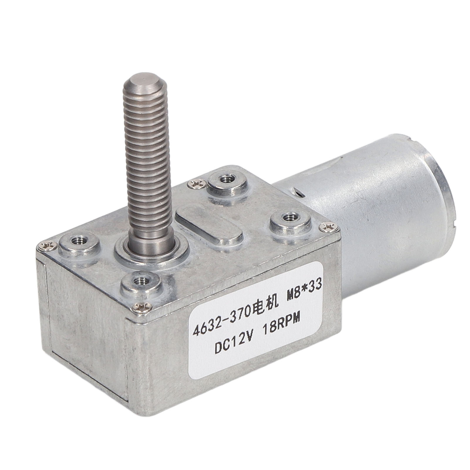Gleichstrom-untersetzungsmotor, 18 U/min, Schneckengetriebe Aus Aluminium Und Messing, M8 X 33 Mm, Teilenummer 4632-370, 12 V Gleichstrom