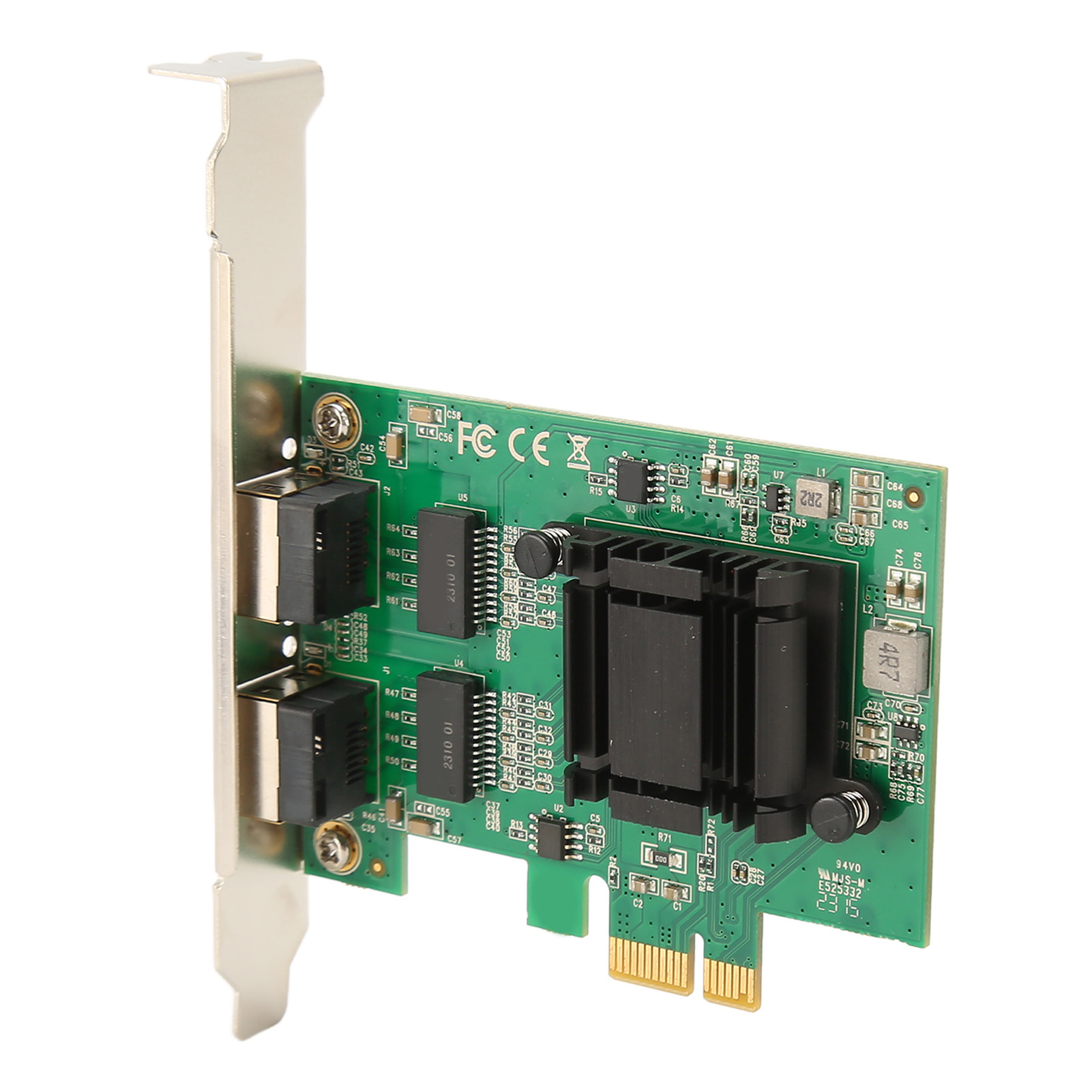 Gigabit Pci Ex1 Auf 2 Rj45 10/100/1000 Mbps Netzwerkkarte Für Desktop-pc (txa108 82571).