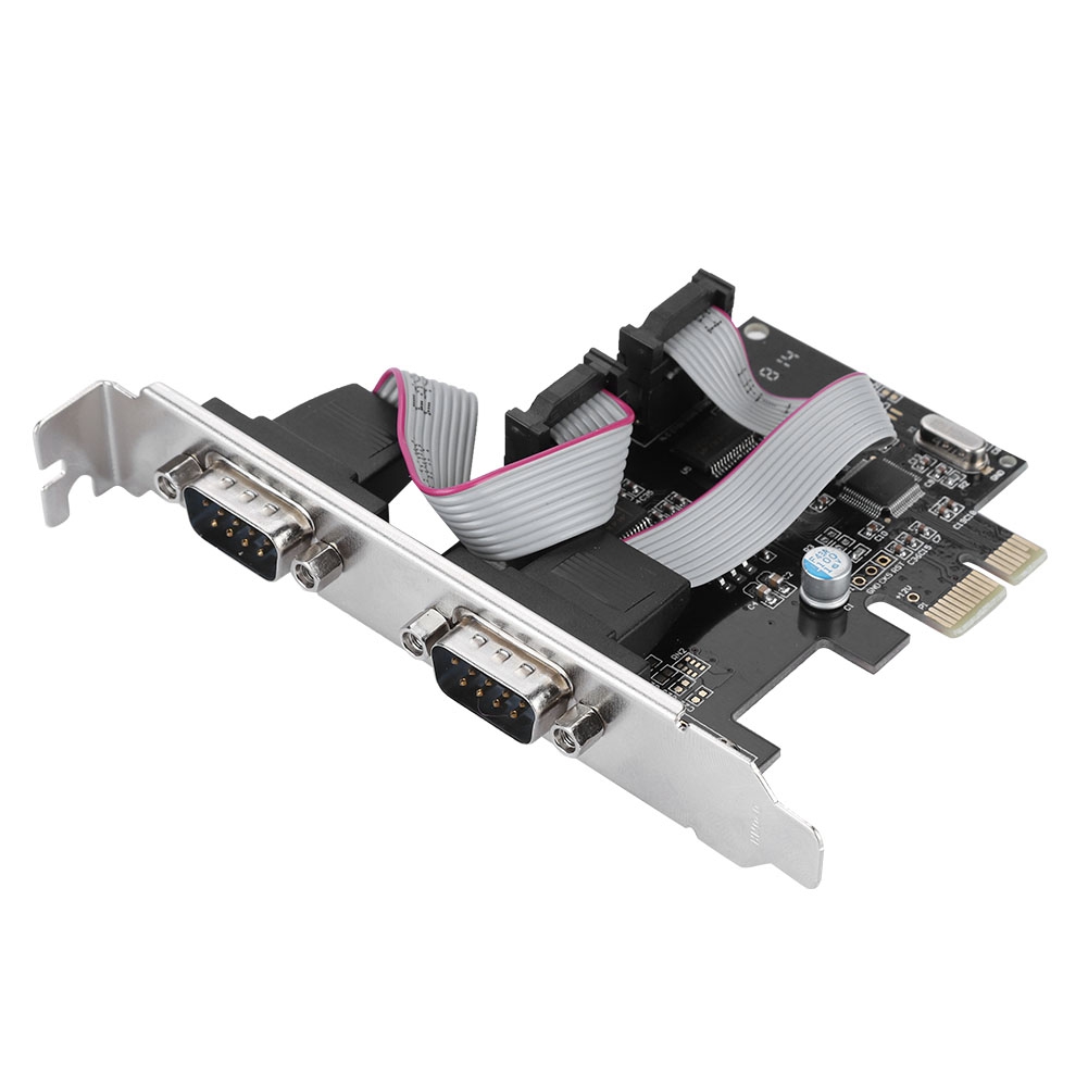 Pci-express-controller-adapter-erweiterungskarte, Serieller Port-konverter, 2 Pci-e-ports Auf Rs232