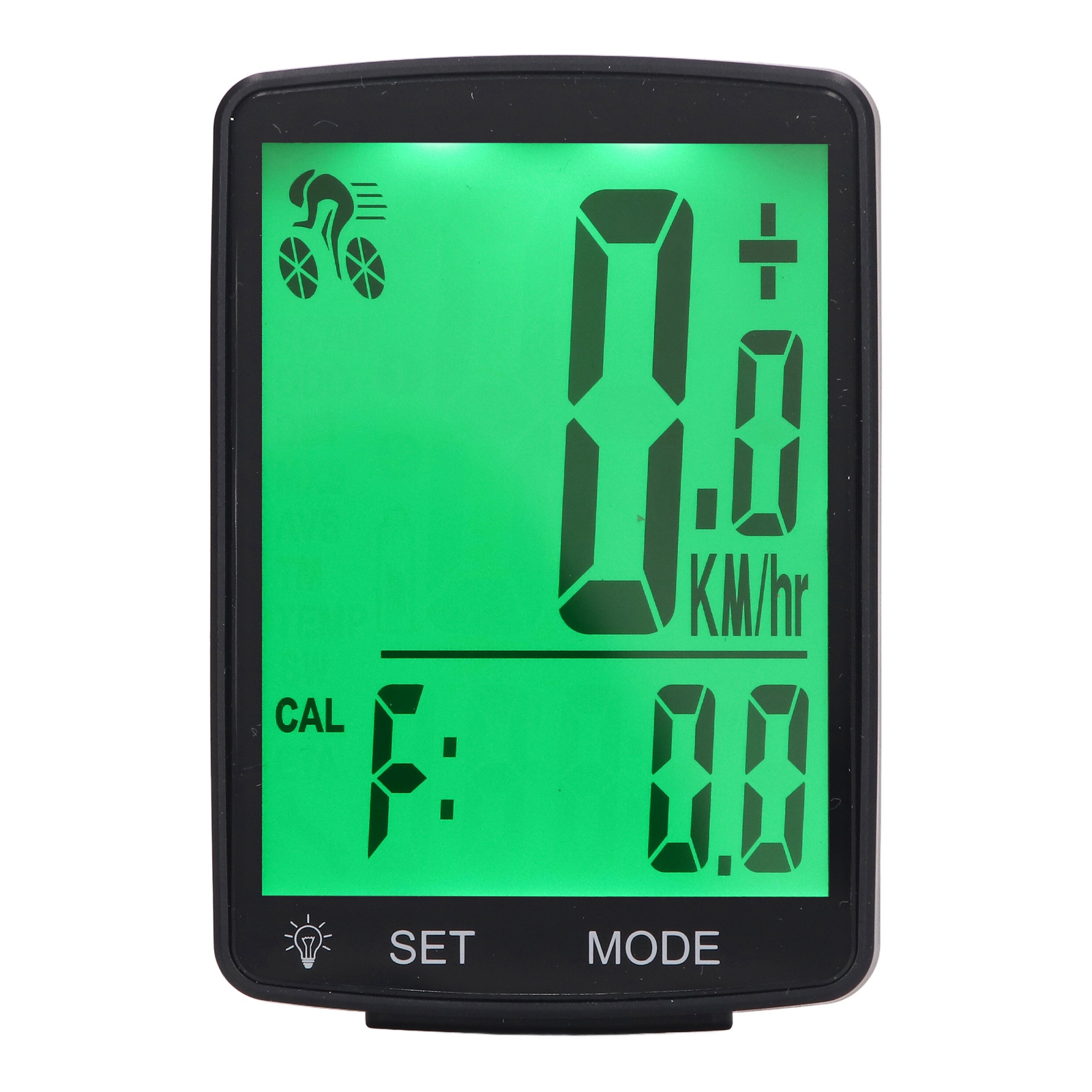 Kabelloser Fahrradcomputer Mit Geschwindigkeits- Und Trittfrequenzsensor, 2,8-zoll-lcd-bildschirm.