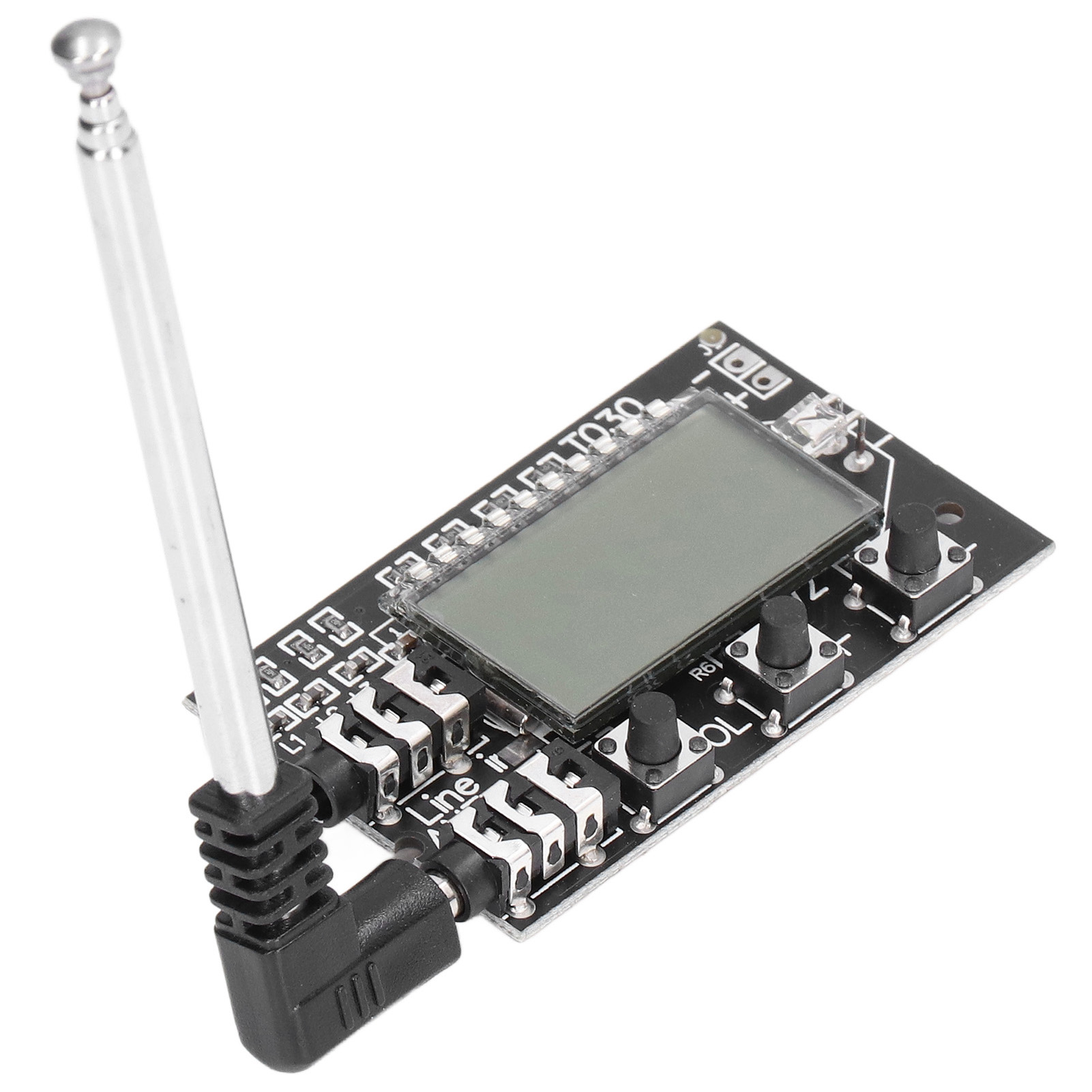 Fm-senderplatine, Digitales Lcd-display, 2-kanal-stereo-audiomodul 76 Mhz – 108 Mhz, 3,6 V – 15 V