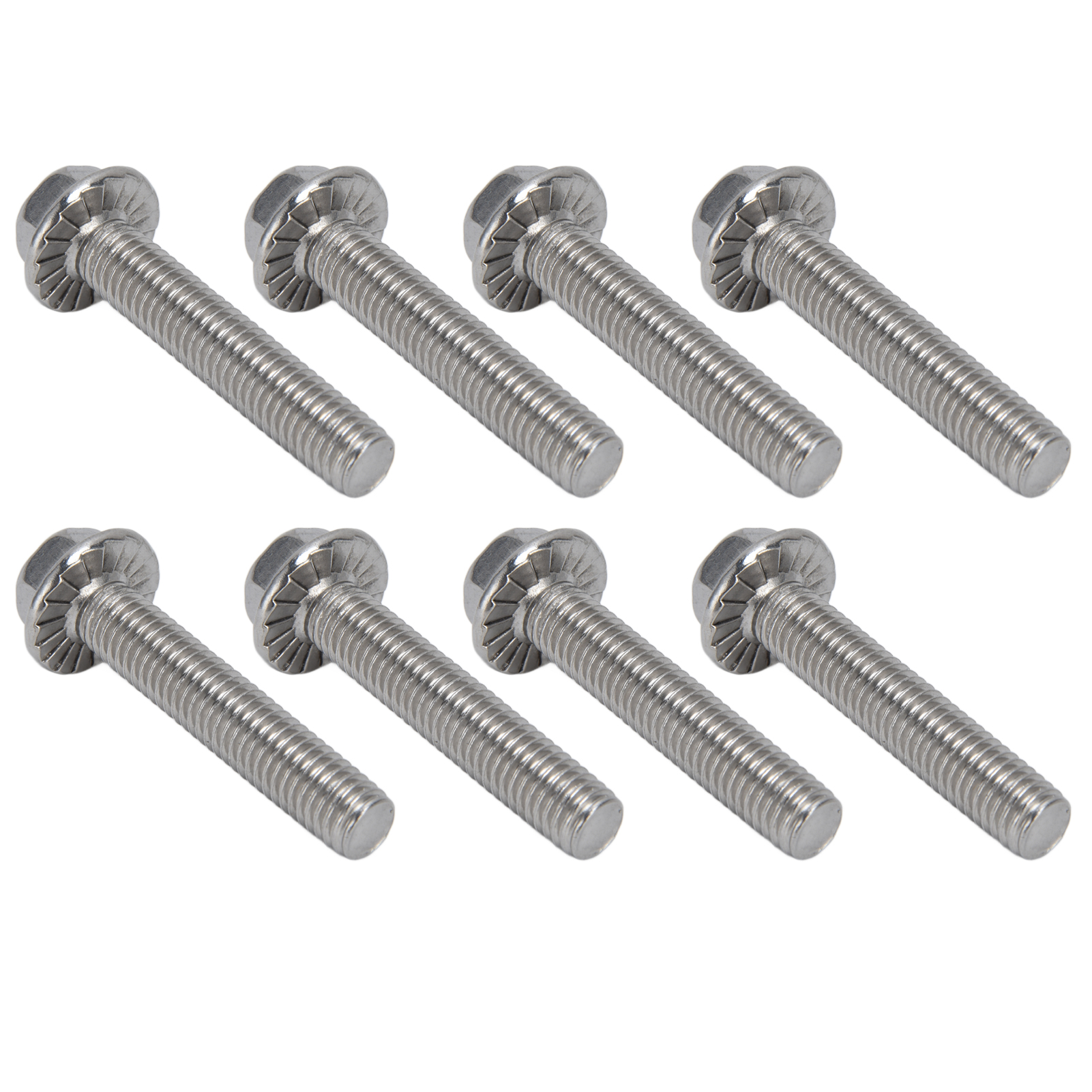 20 M10x1,5 Flanschsechskantschrauben Aus Edelstahl A2-70 Mit Dichtung Din6921m10x50
