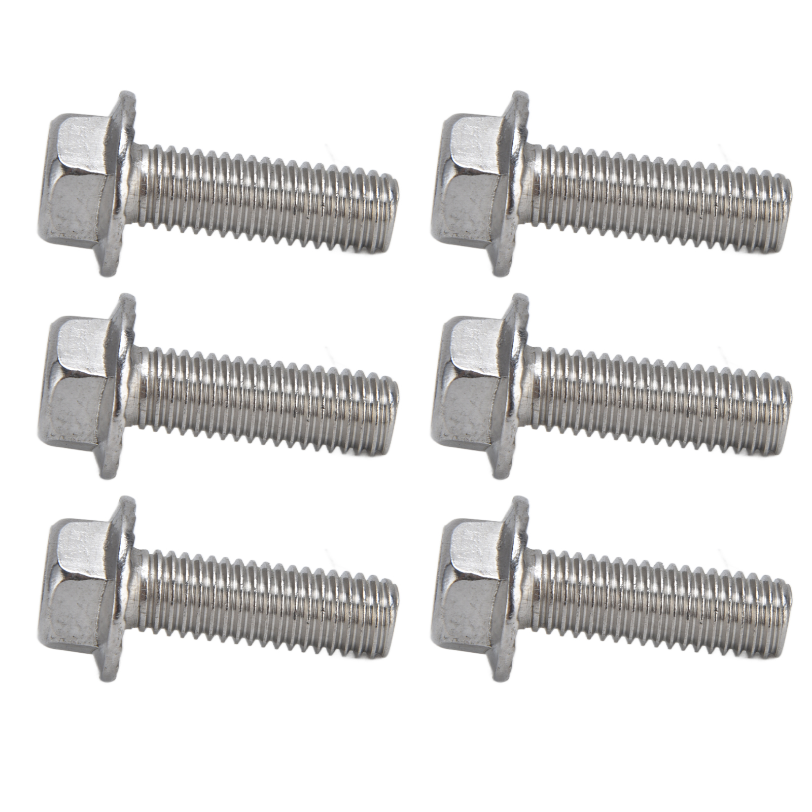 20 M10x1,5 Flanschsechskantschrauben Aus Edelstahl A2-70 Mit Dichtung Din6921m10x30