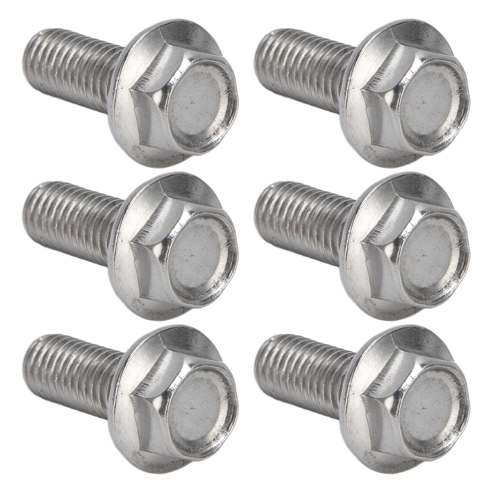 20 M10x1,5 Flanschsechskantschrauben Aus Edelstahl A2-70 Mit Dichtung Din6921m10x25