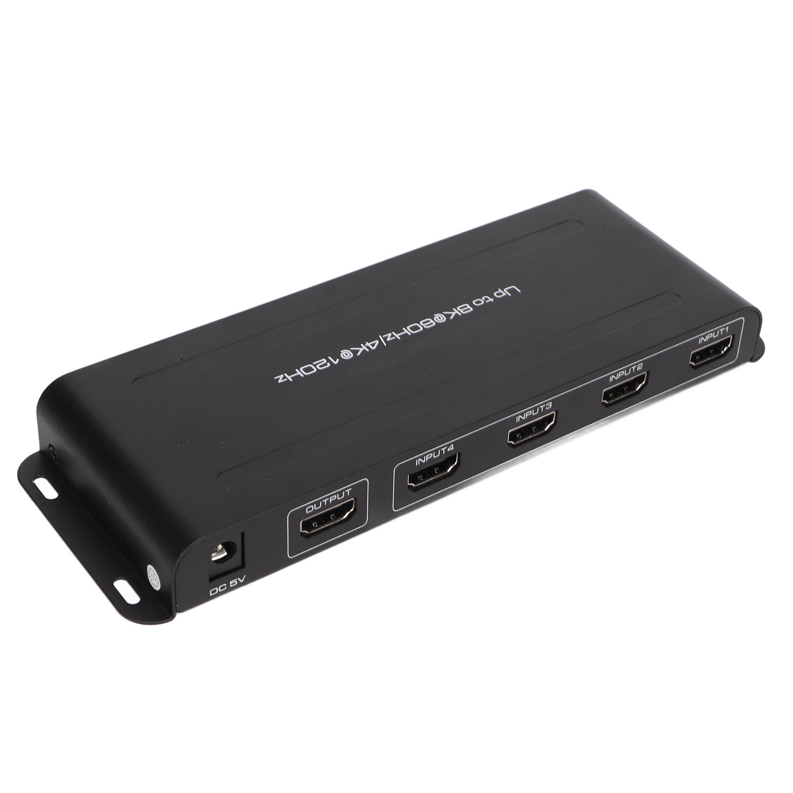 8k Hd Multimedia-switch Mit 4 Eingängen Und 1 Ausgang, 40 Gbit/s, 8k 60 Hz Und 4k 120 Hz, Mit Fernbedienung Für Pc-projektor, 100-240 V (europäischer Stecker)