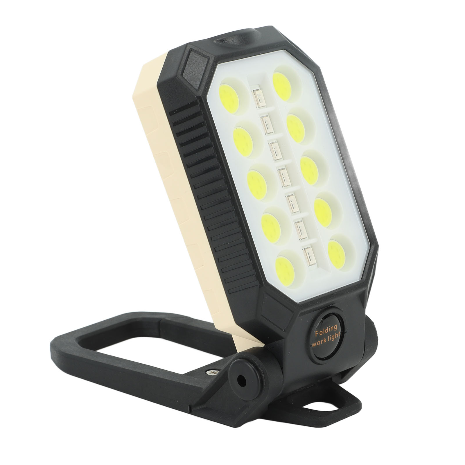 Ultrahelle Led-arbeitsleuchte Mit Einstellbarem Winkel, Magnetischer Halterung, Ip66 Wasserdicht, Wiederaufladbarem Cob Mit G1/4-schnittstelle