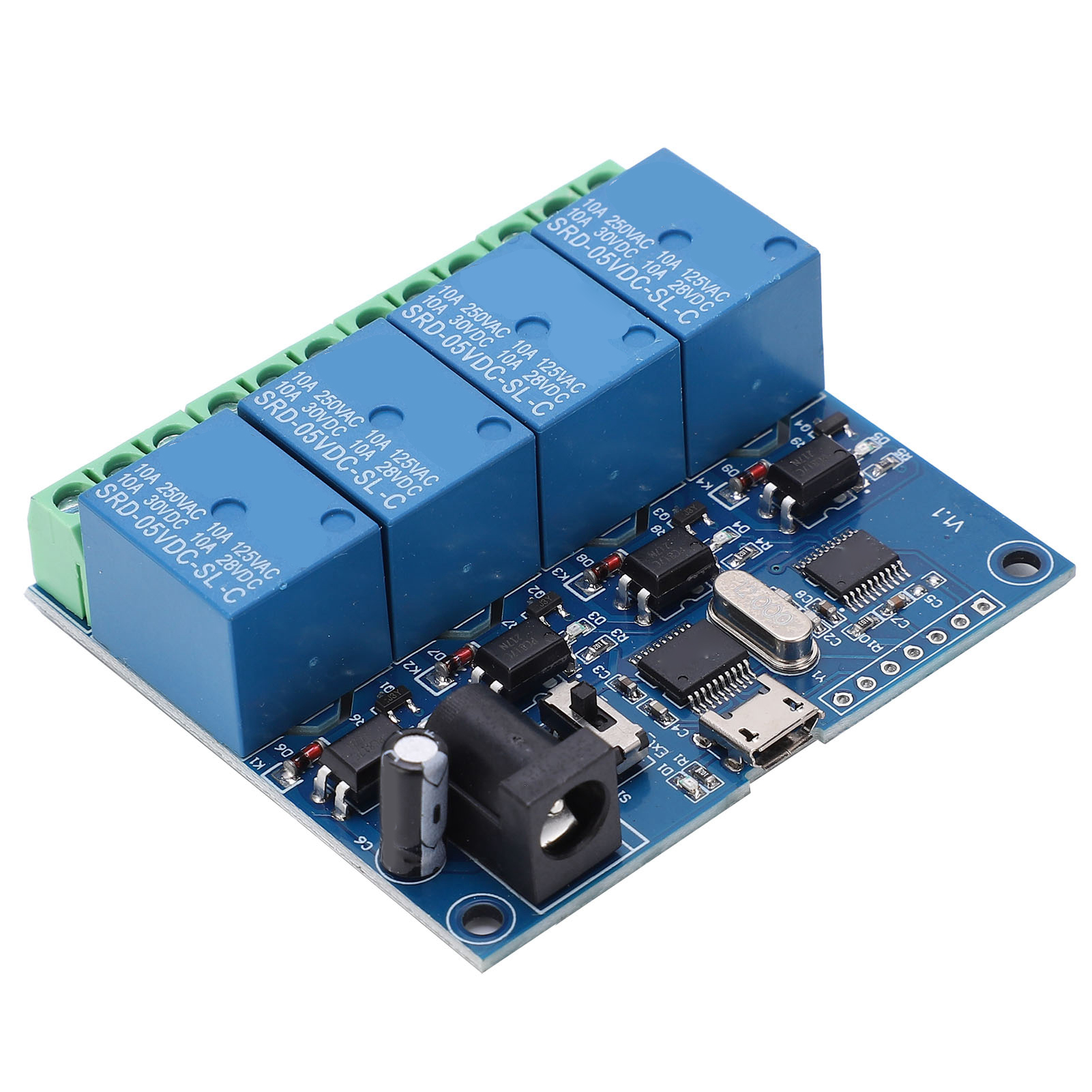 4-kanal-dc5v-relaismodul, Computersteuerung Über Usb, Hochleistungs-lcus-4-chip