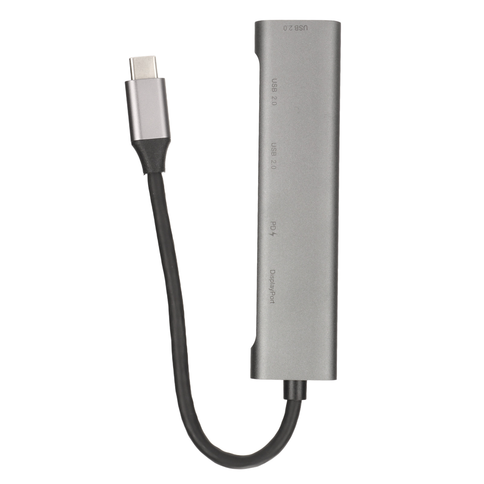Usb-c-hub, Usb-c-auf-displayport-adapter, 5-in-1-usb-2.0-pd-hub, Dockingstation