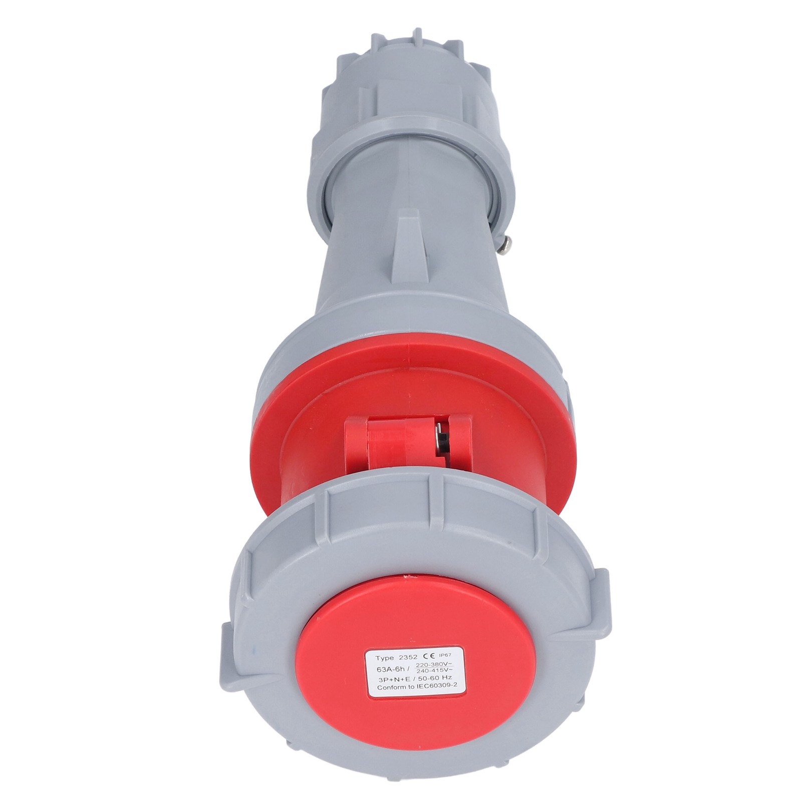 Industrieller 5-poliger Stromstecker, 3p+n+t, Ip67 Wasserdicht, Luftfahrtqualität, 220–380 V/240–415 V Ac, 63 A